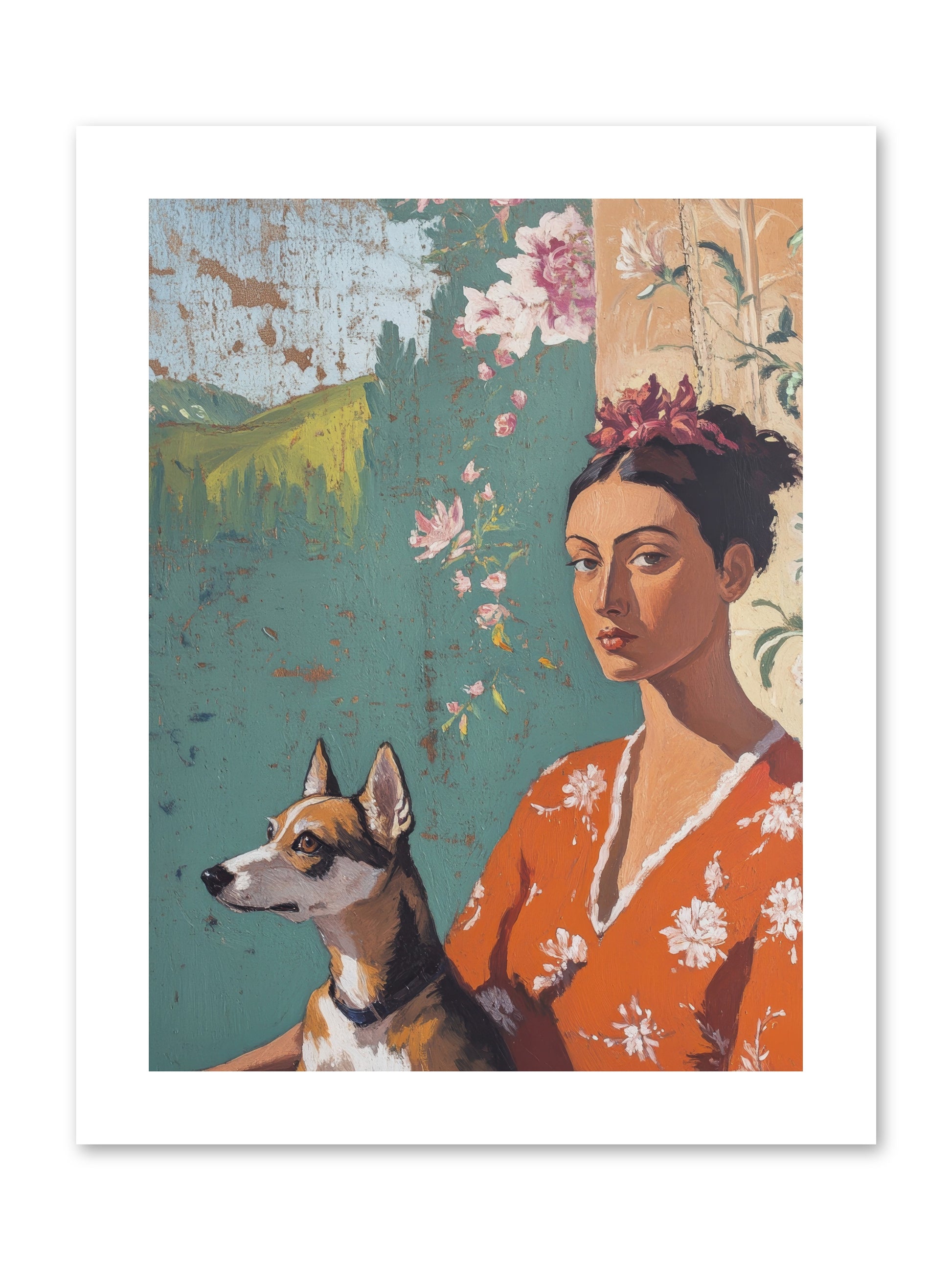 Adored Beyond Words -- Paper Print 9x12