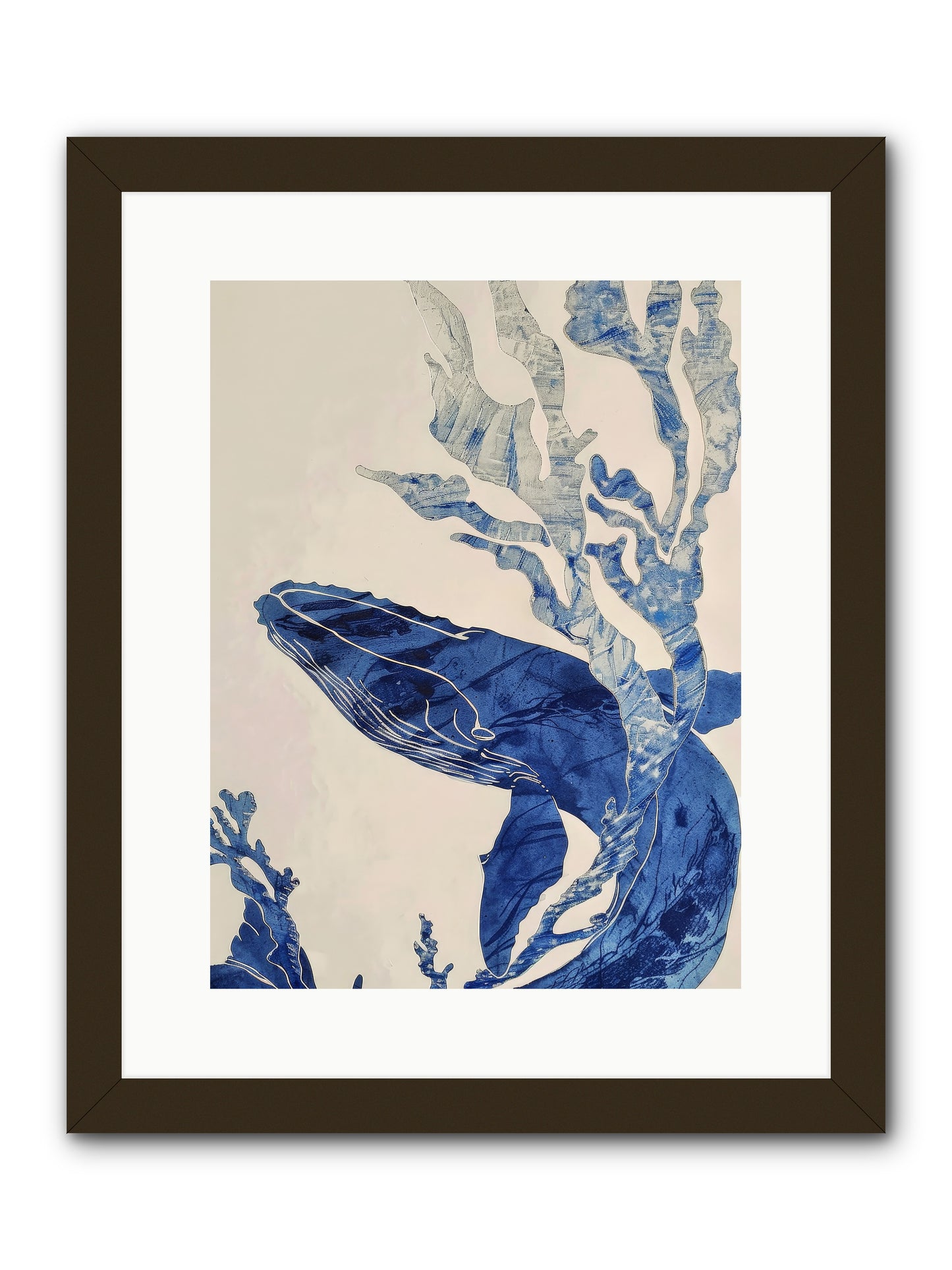 Aegean Echoes -- Framed Print - Black 12x16