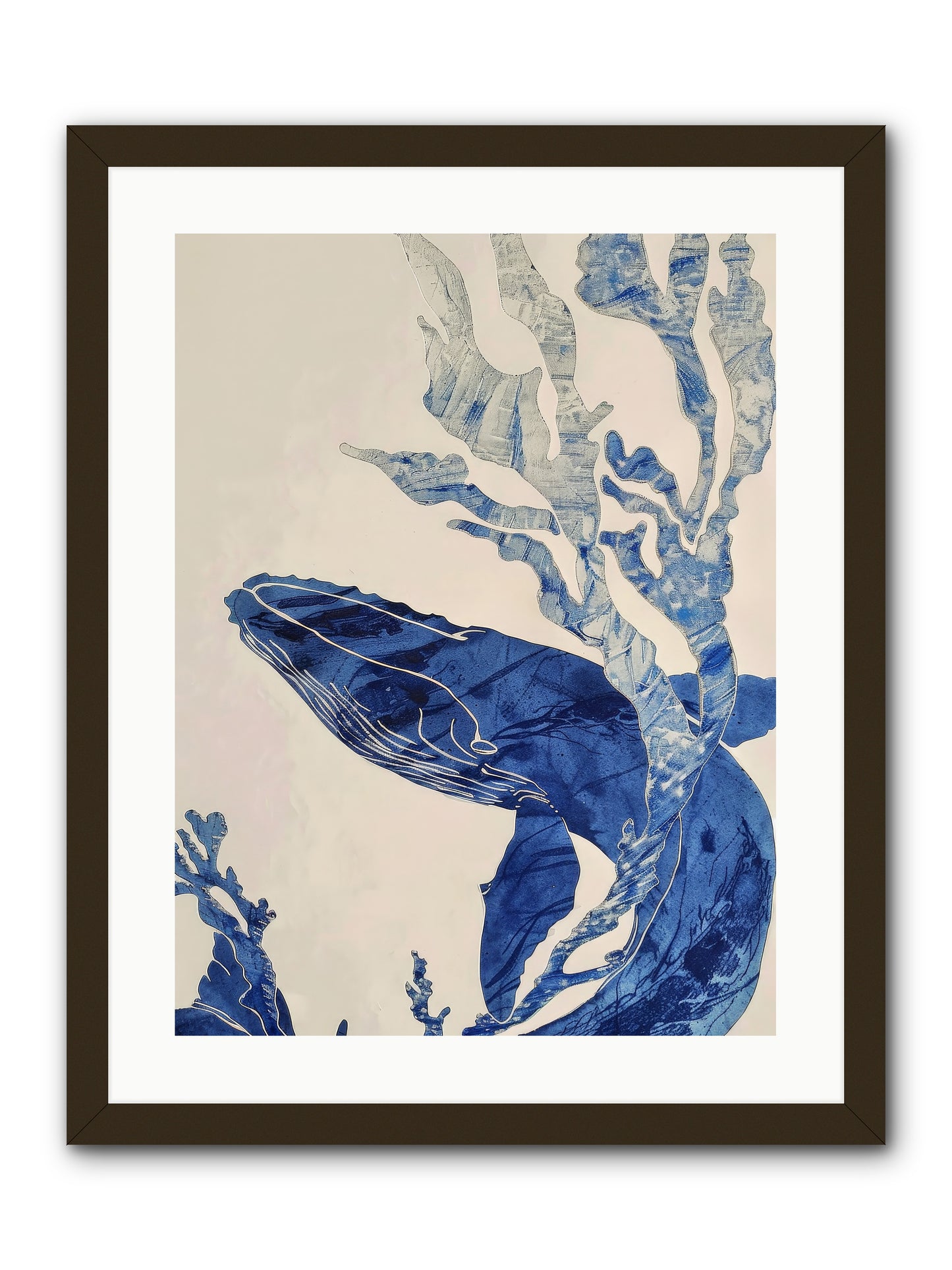 Aegean Echoes -- Framed Print - Black 18x24