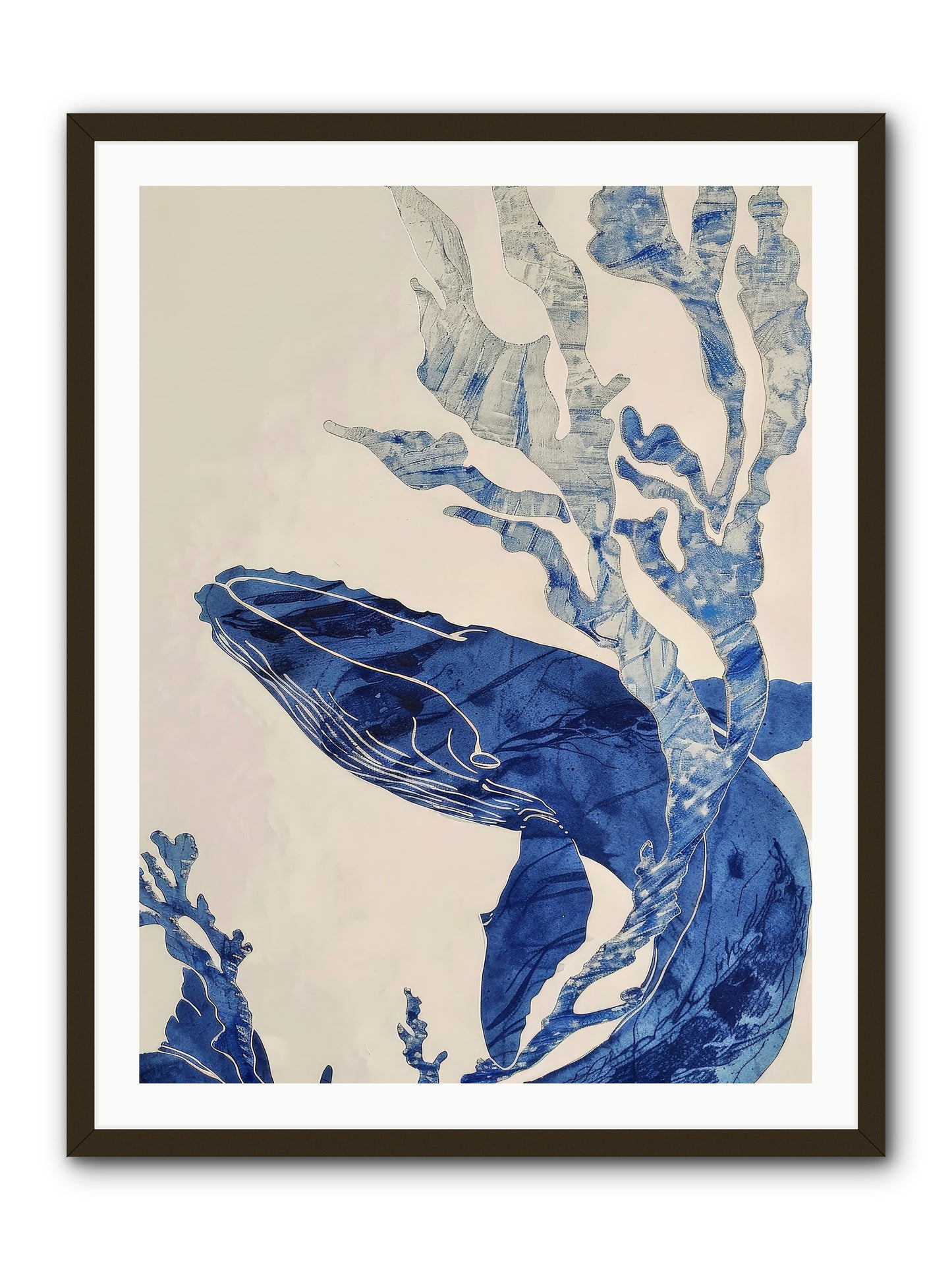 Aegean Echoes -- Framed Print - Black 30x40