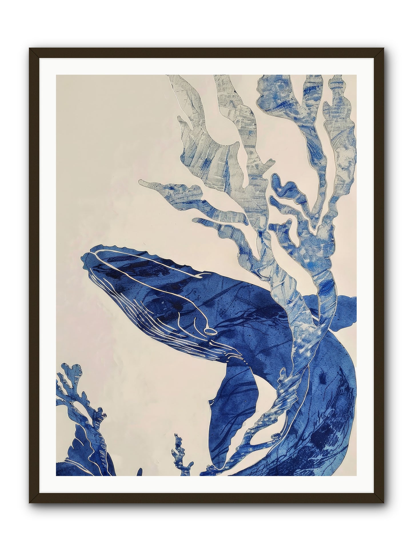 Aegean Echoes -- Framed Print - Black 36x48
