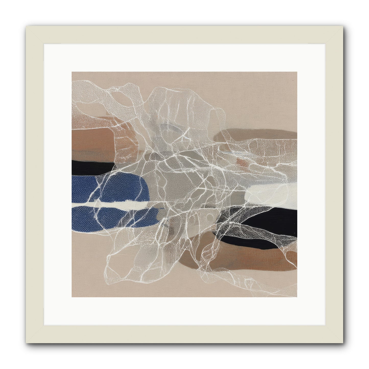Aegis -- Framed Print - White 16x16