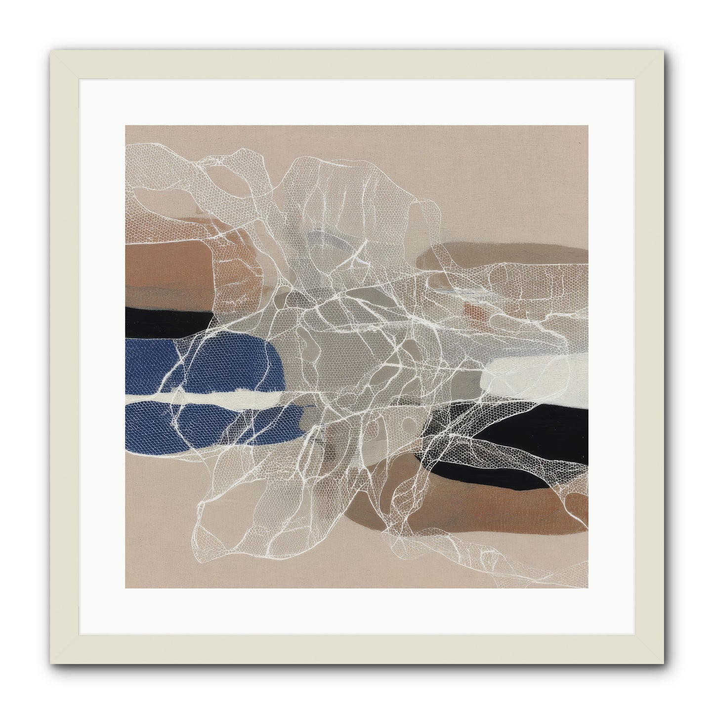 Aegis -- Framed Print - White 20x20