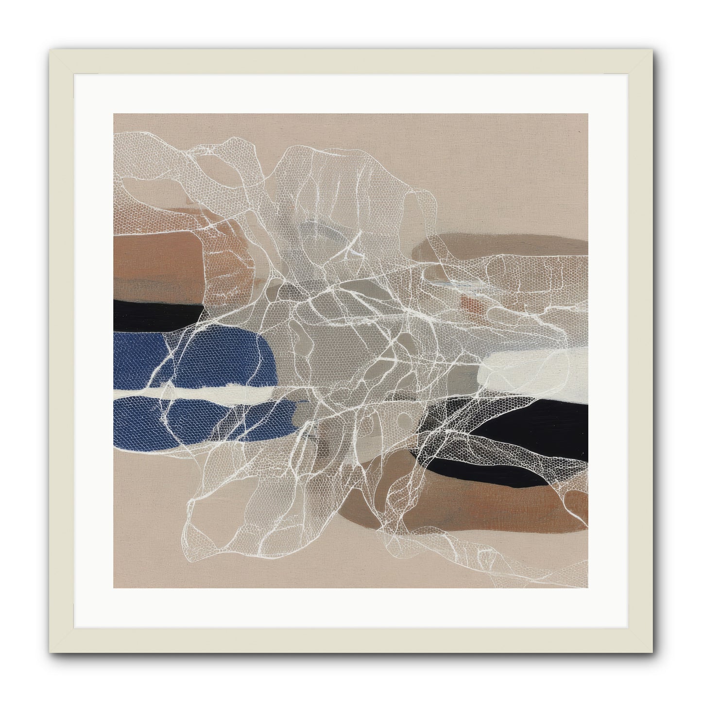 Aegis -- Framed Print - White 24x24