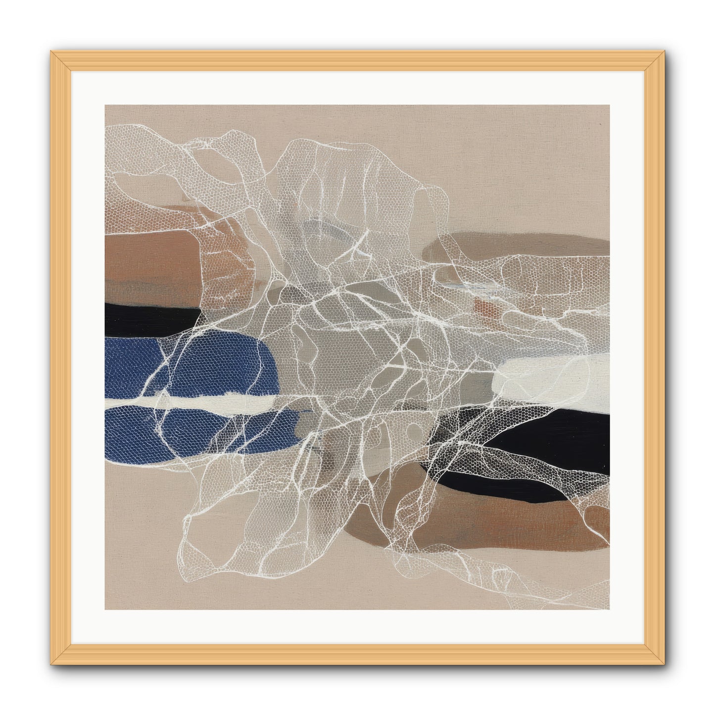 Aegis -- Framed Print - Natural 30x30