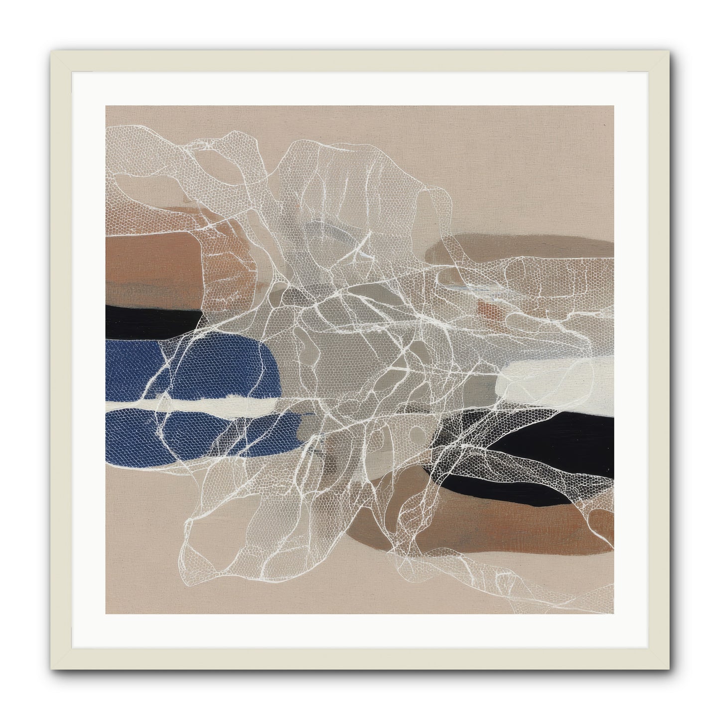 Aegis -- Framed Print - White 30x30