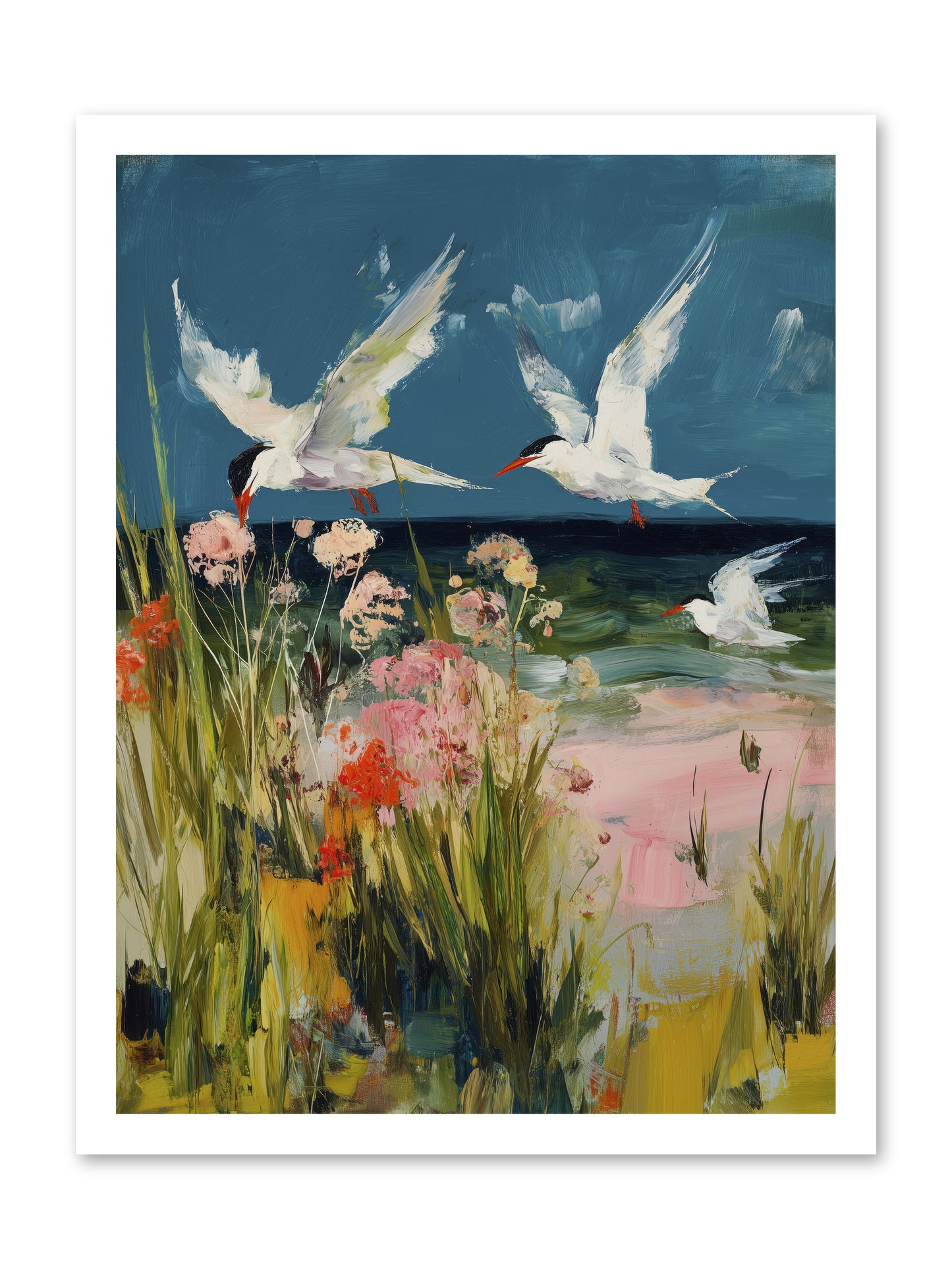 Aerial Poetry -- Loose Canvas Print 18x24