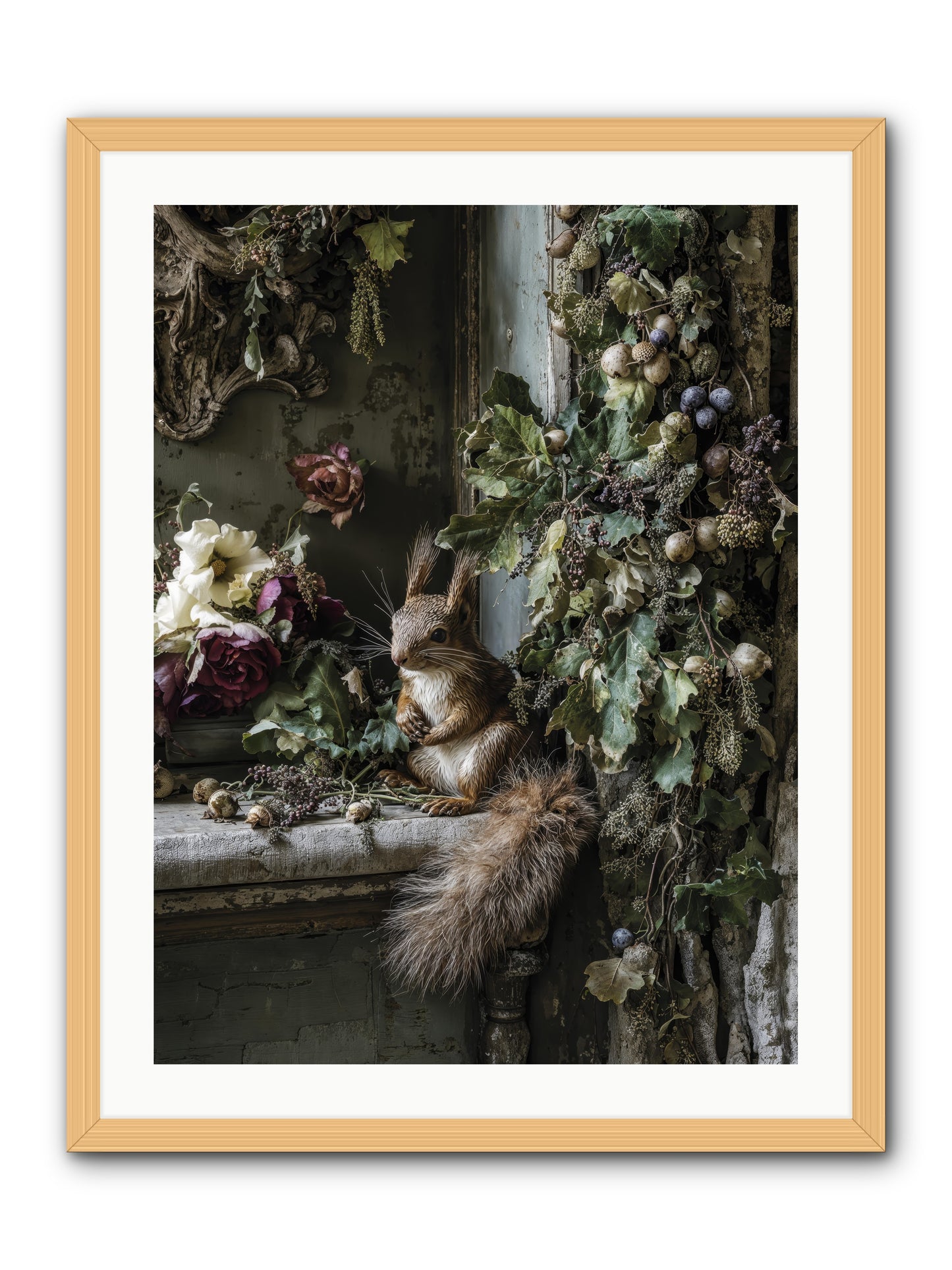 Aesop -- Framed Print - Natural 24x32