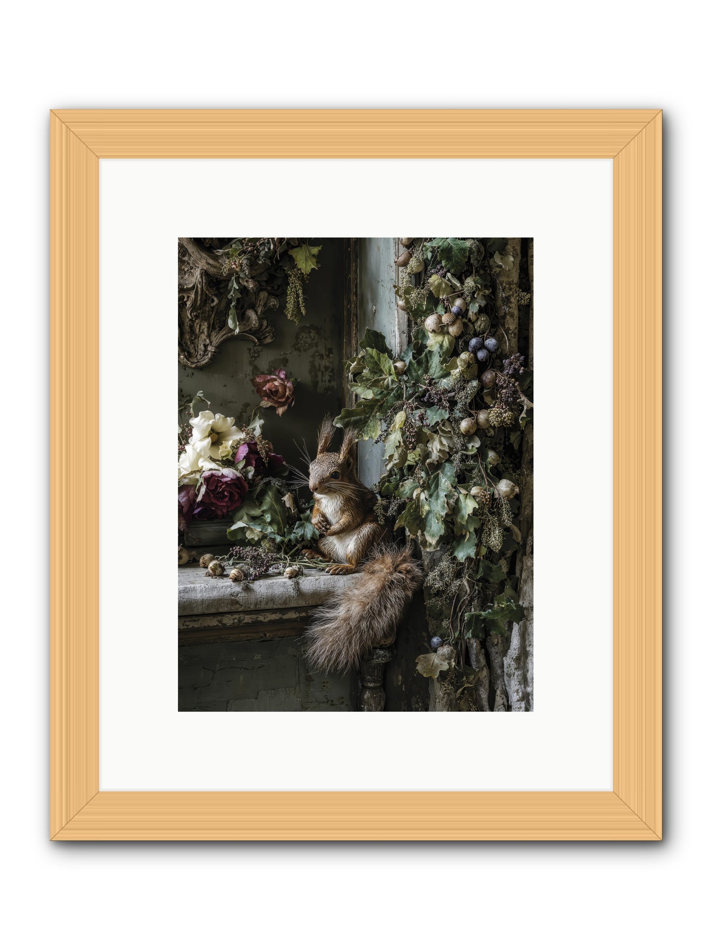 Aesop -- Framed Print - Natural 9x12