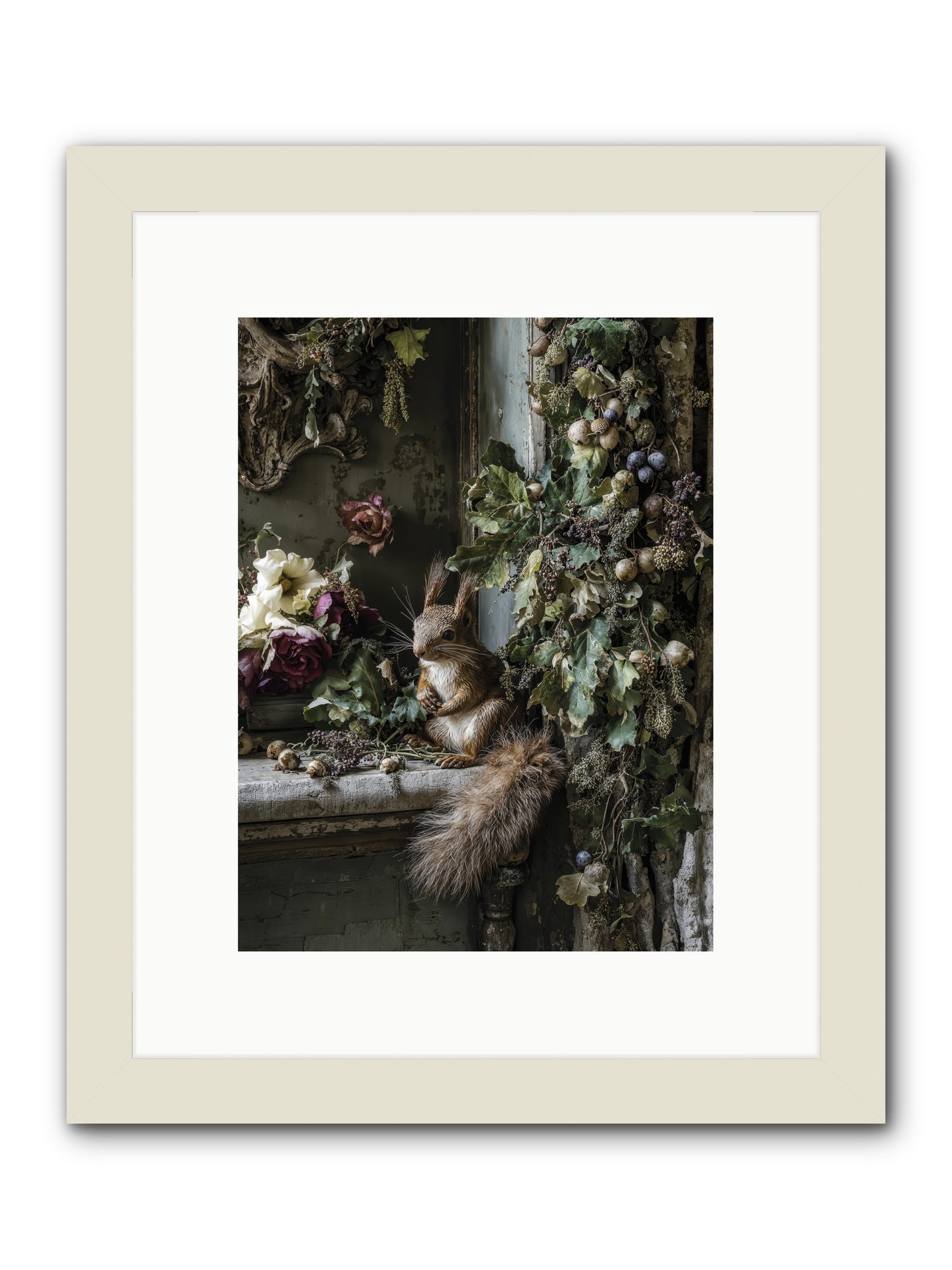 Aesop -- Framed Print - White 9x12