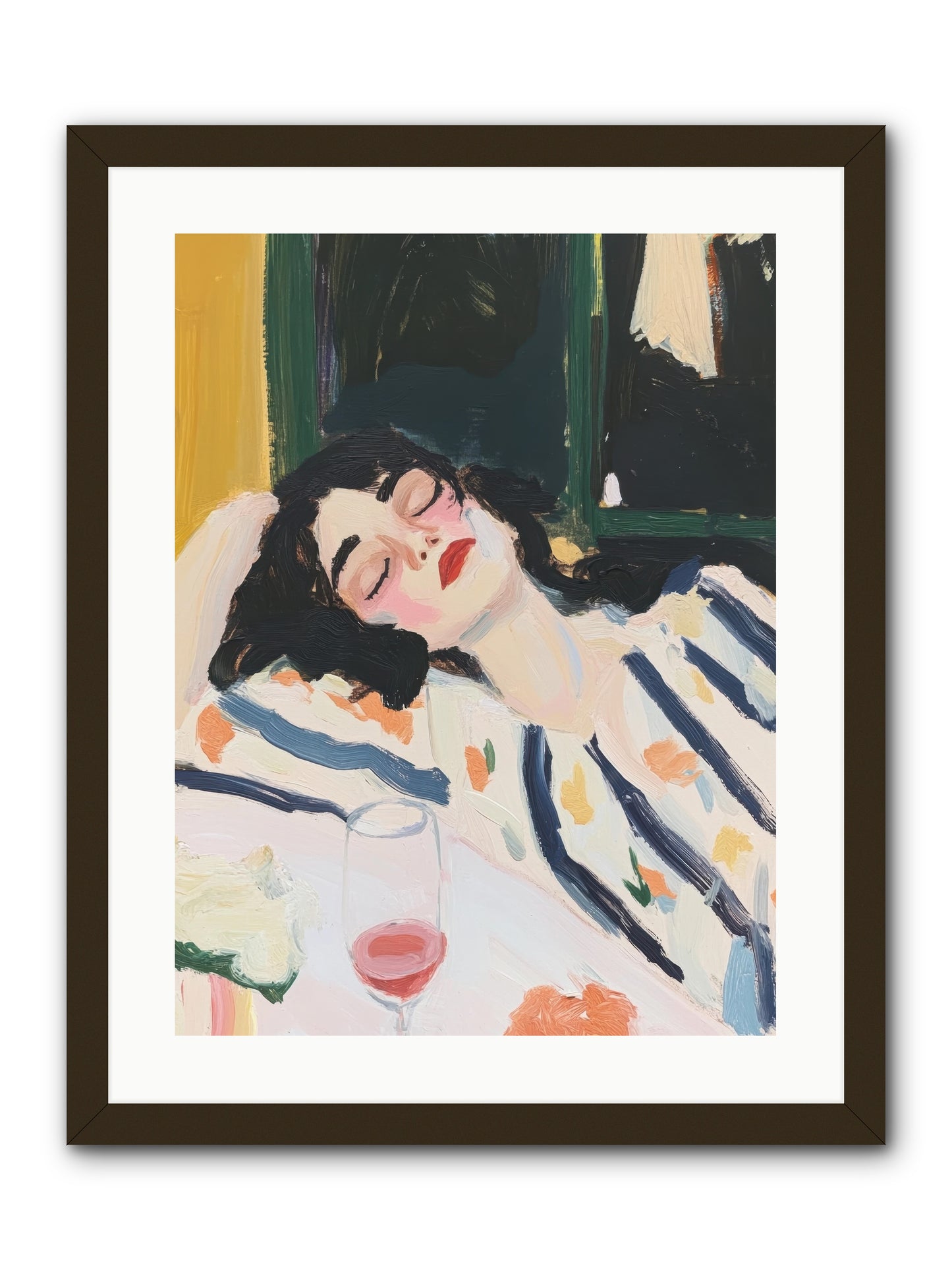 Aesthetic Grace -- Framed Print - Black 18x24