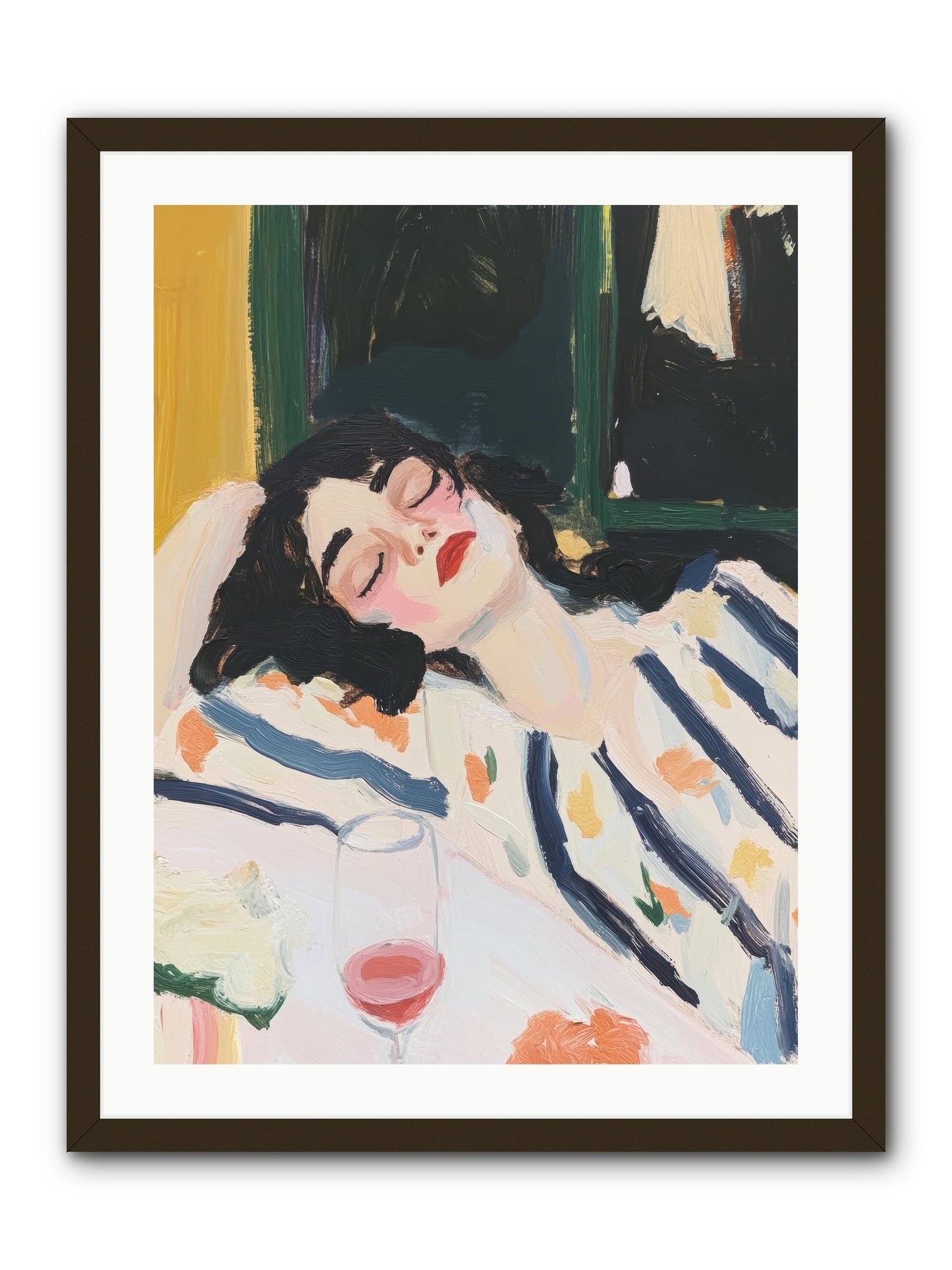 Aesthetic Grace -- Framed Print - Black 24x32