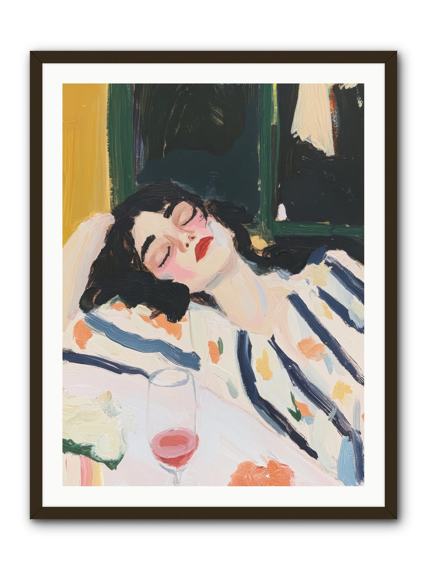 Aesthetic Grace -- Framed Print - Black 30x40