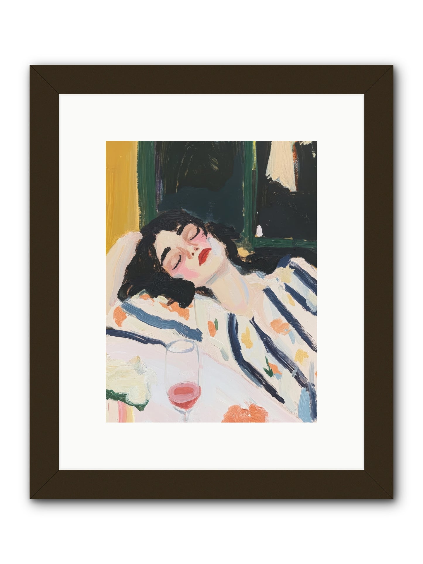 Aesthetic Grace -- Framed Print - Black 9x12