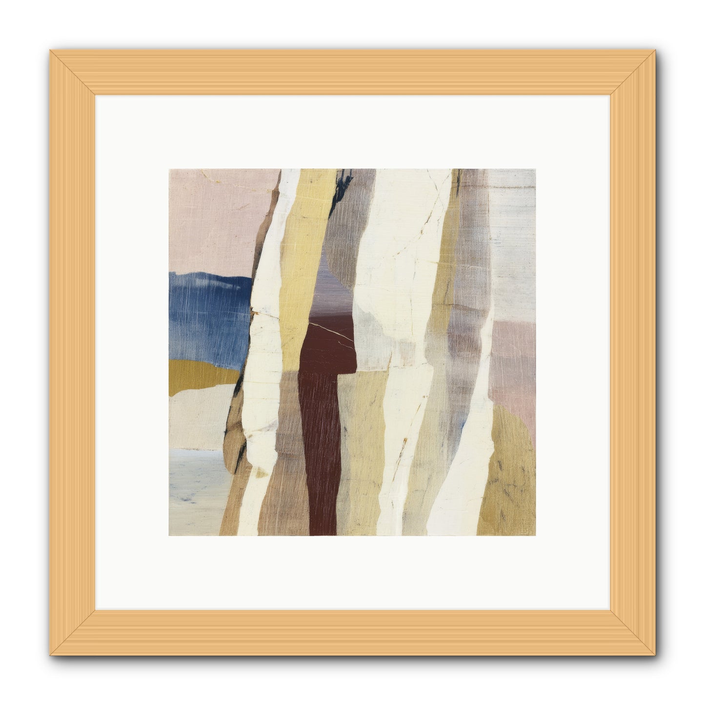Aether No.1 -- Framed Print - Natural 10x10