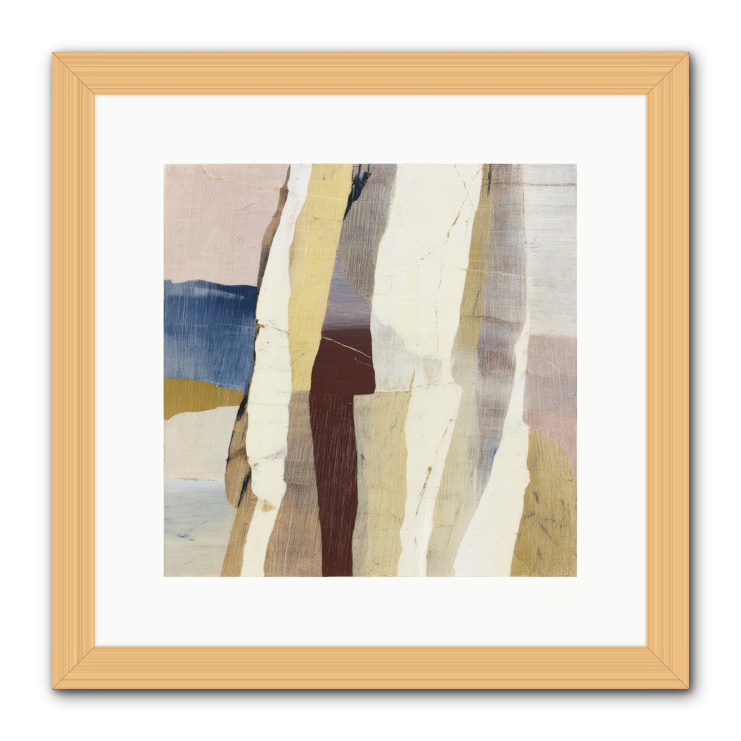 Aether No.1 -- Framed Print - Natural 12x12