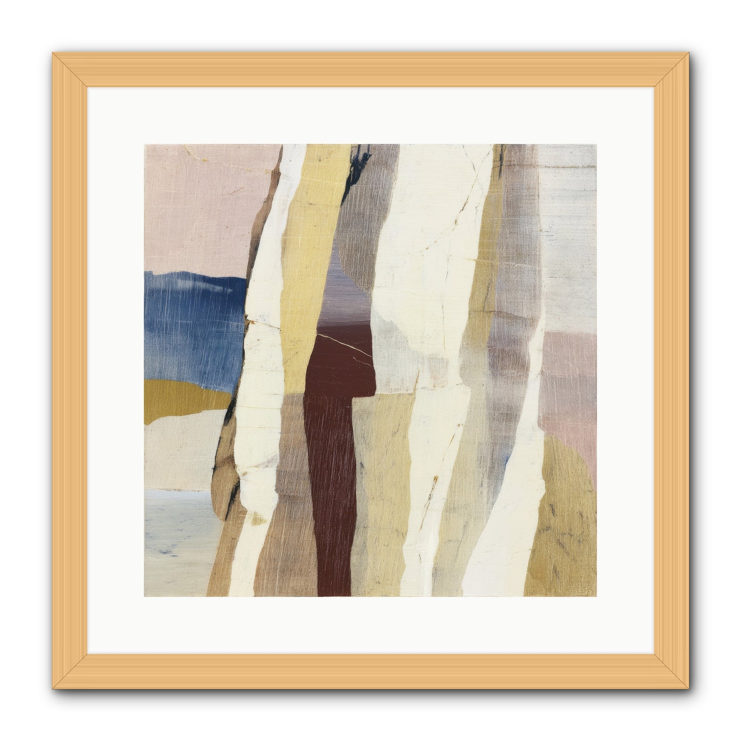 Aether No.1 -- Framed Print - Natural 16x16