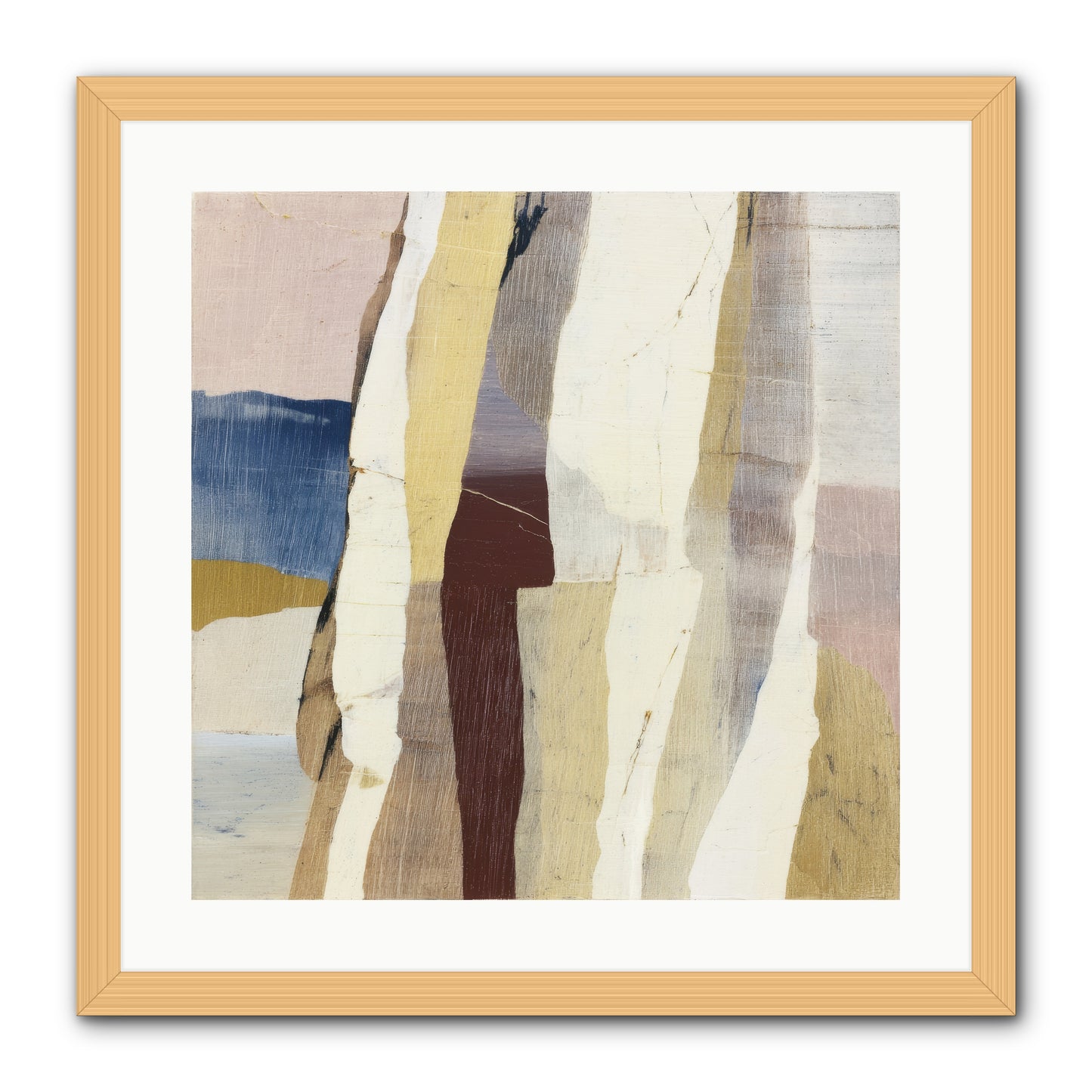 Aether No.1 -- Framed Print - Natural 20x20