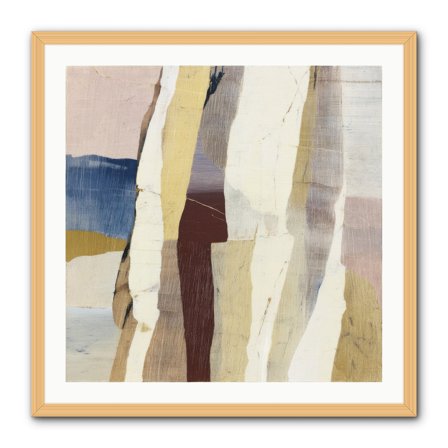 Aether No.1 -- Framed Print - Natural 30x30