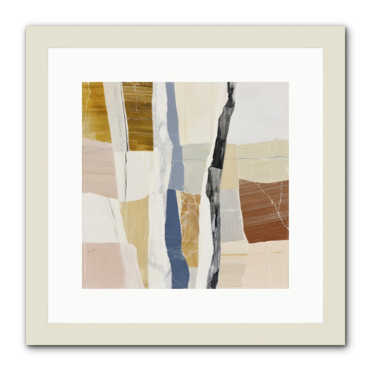 Aether No.2 -- Framed Print - White 12x12