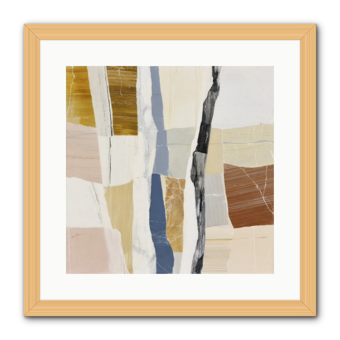 Aether No.2 -- Framed Print - Natural 16x16