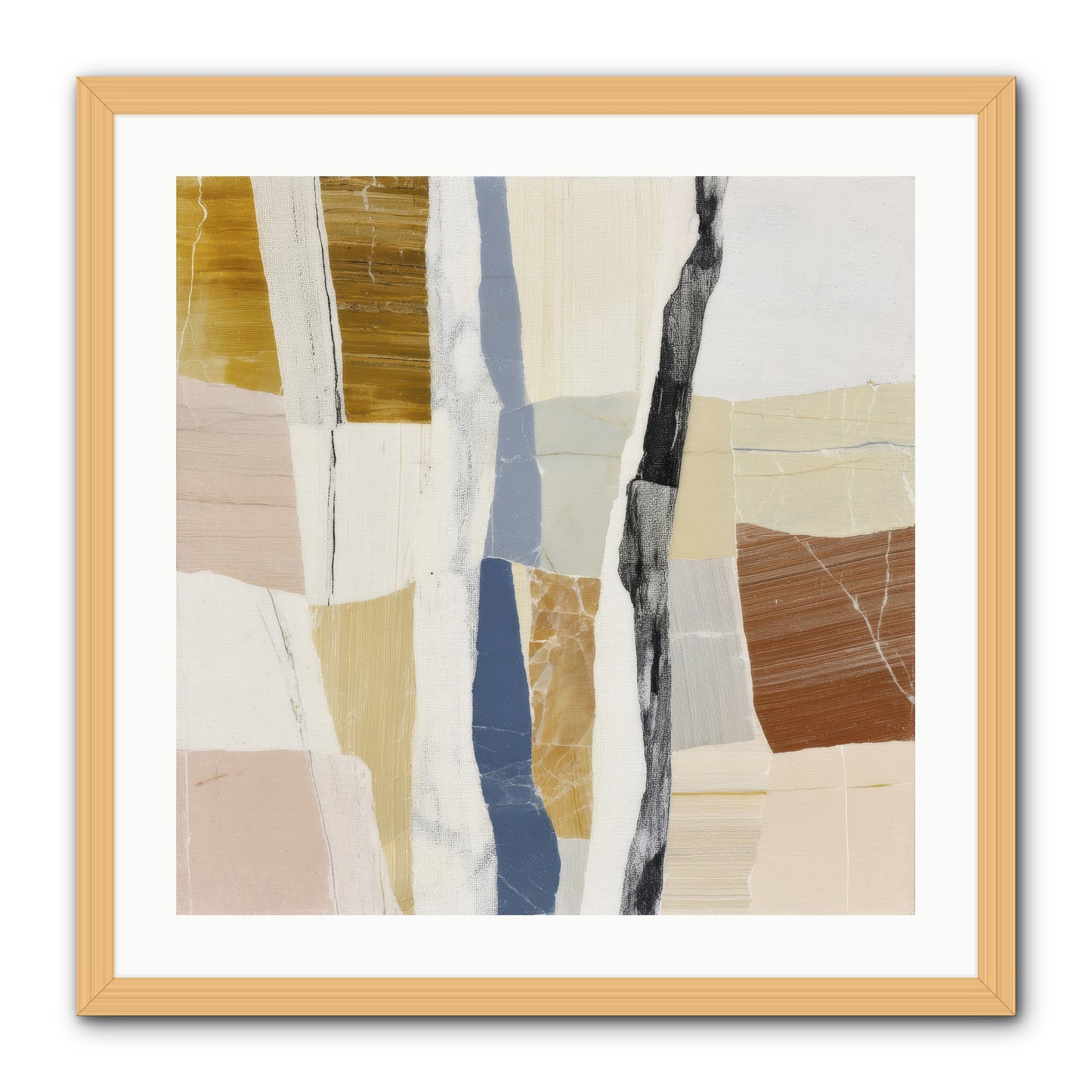 Aether No.2 -- Framed Print - Natural 24x24
