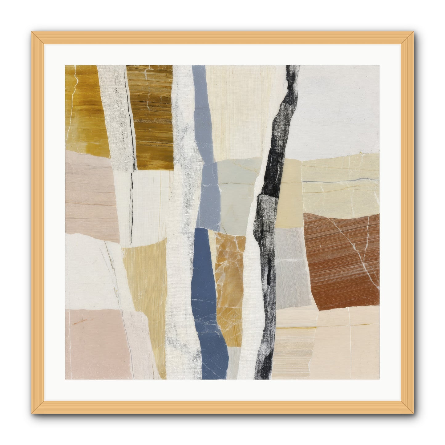 Aether No.2 -- Framed Print - Natural 30x30