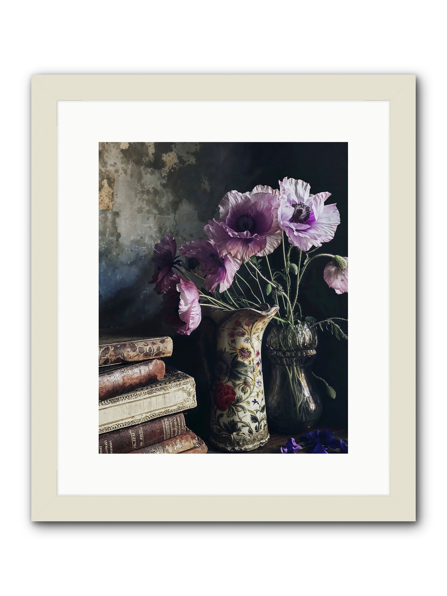 Affirmed -- Framed Print - White 12x15
