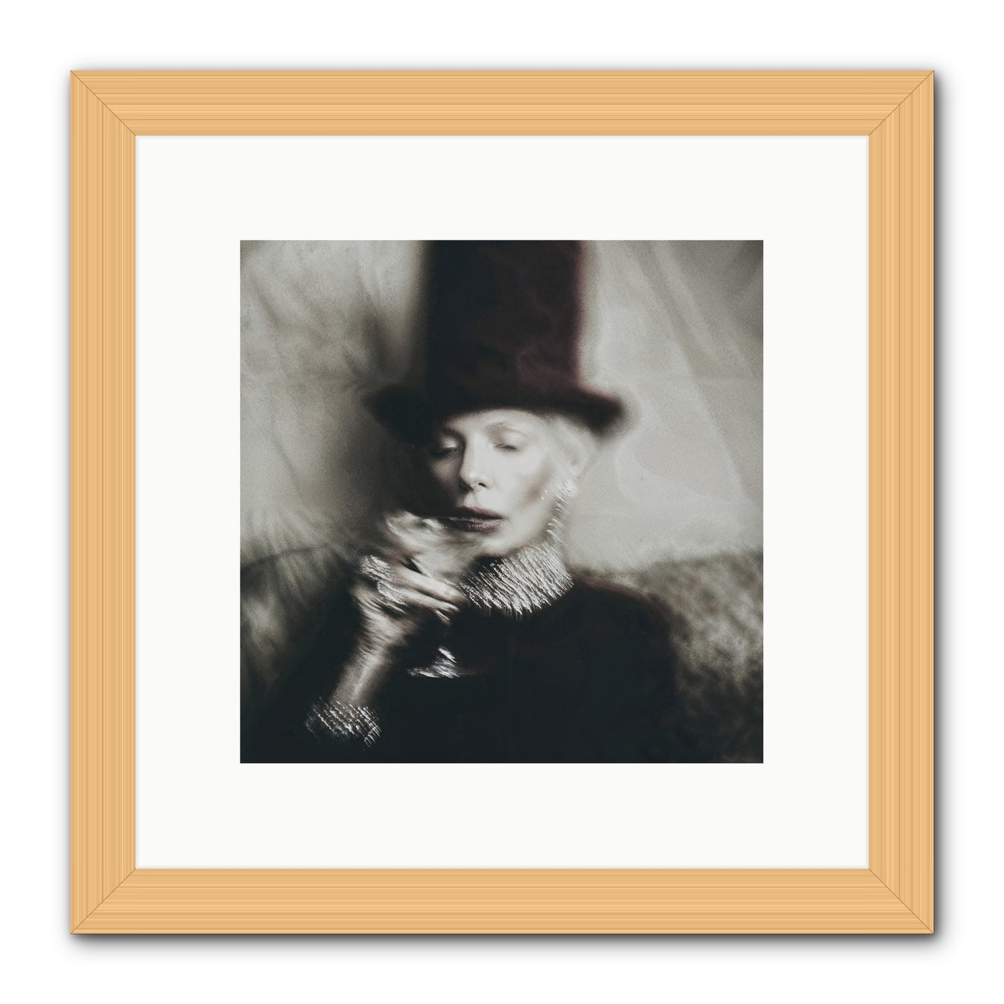 After the Applause -- Framed Print - Natural 10x10