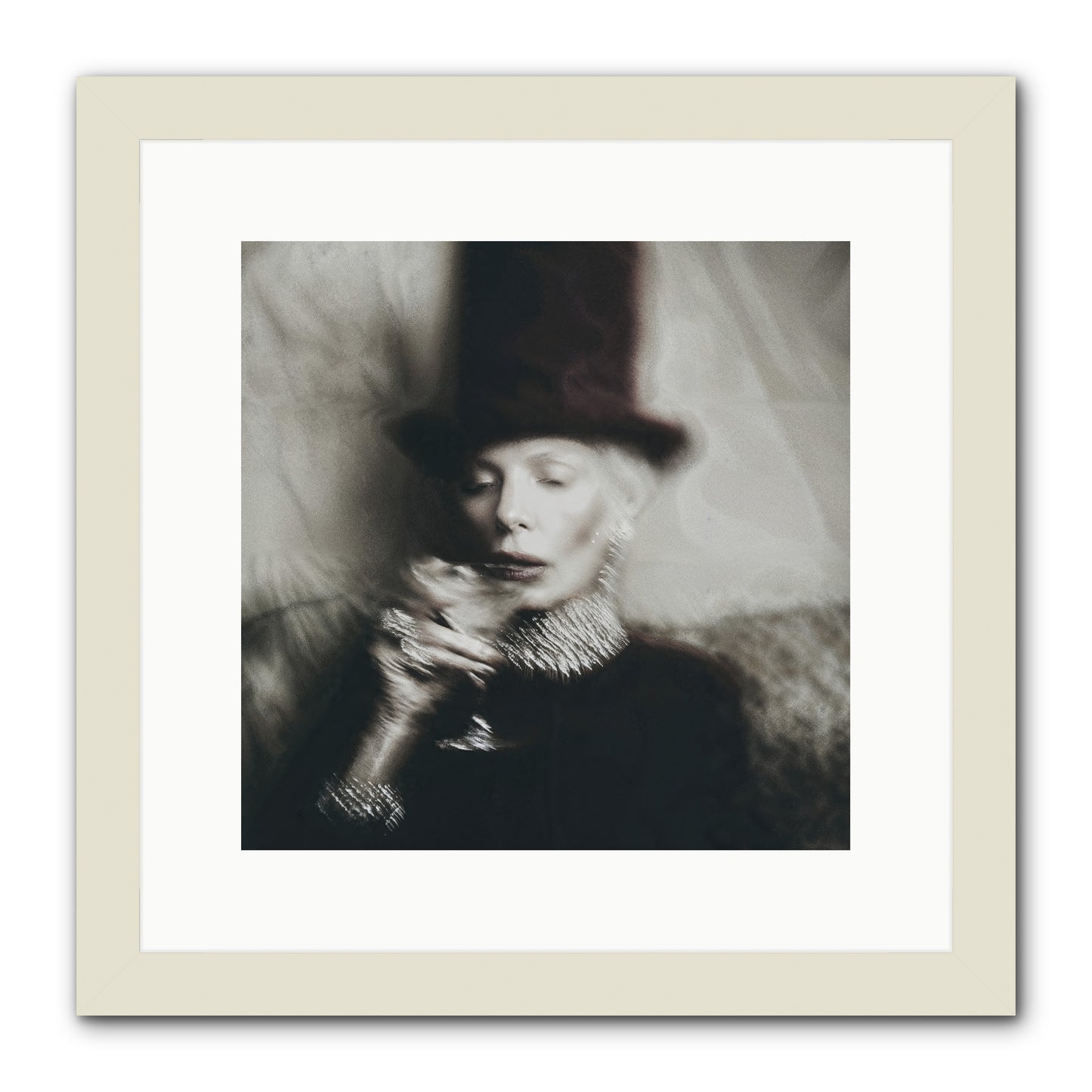 After the Applause -- Framed Print - White 12x12