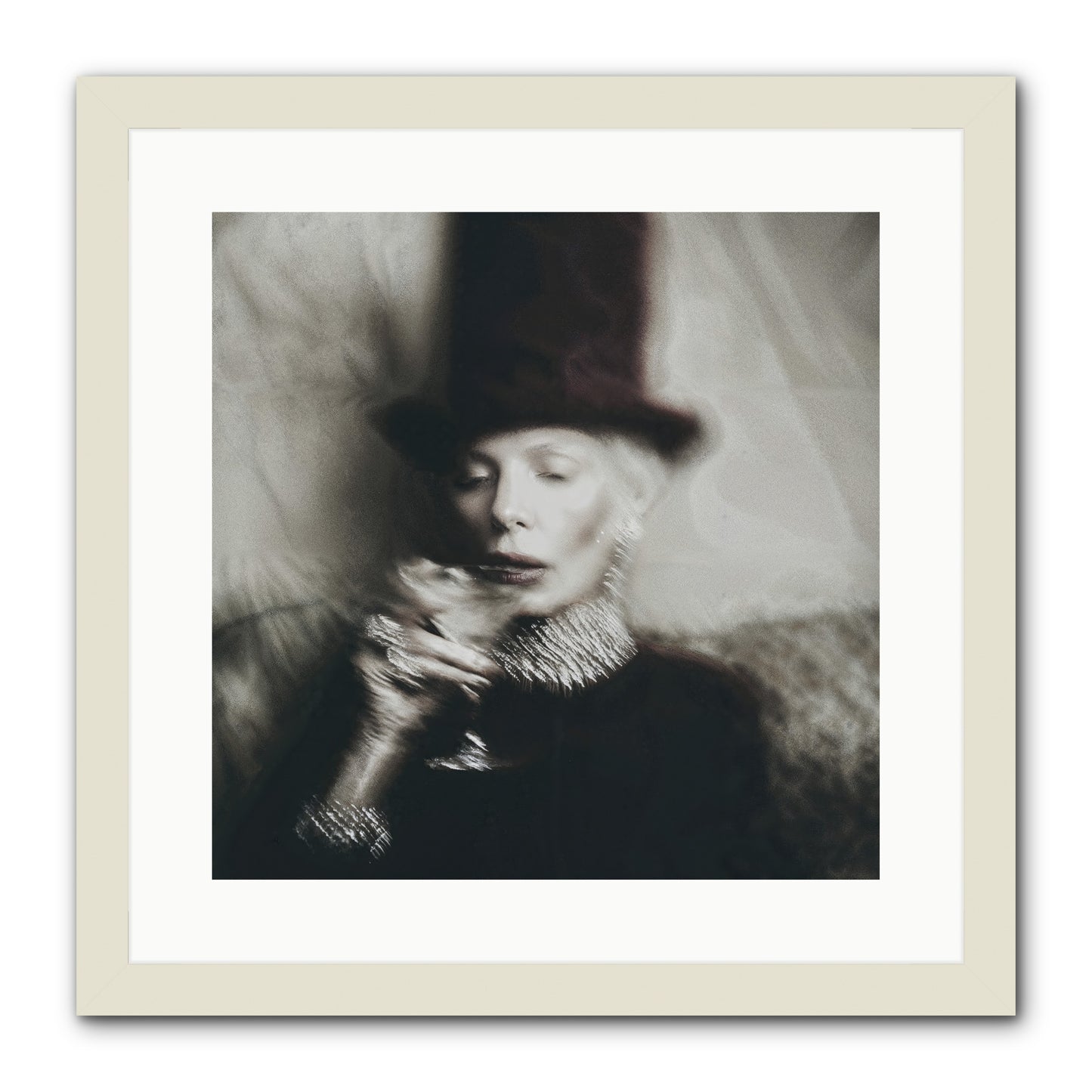 After the Applause -- Framed Print - White 16x16
