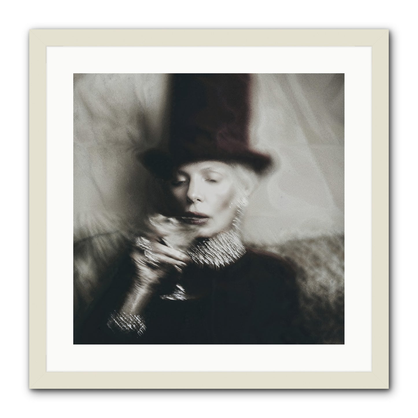 After the Applause -- Framed Print - White 20x20