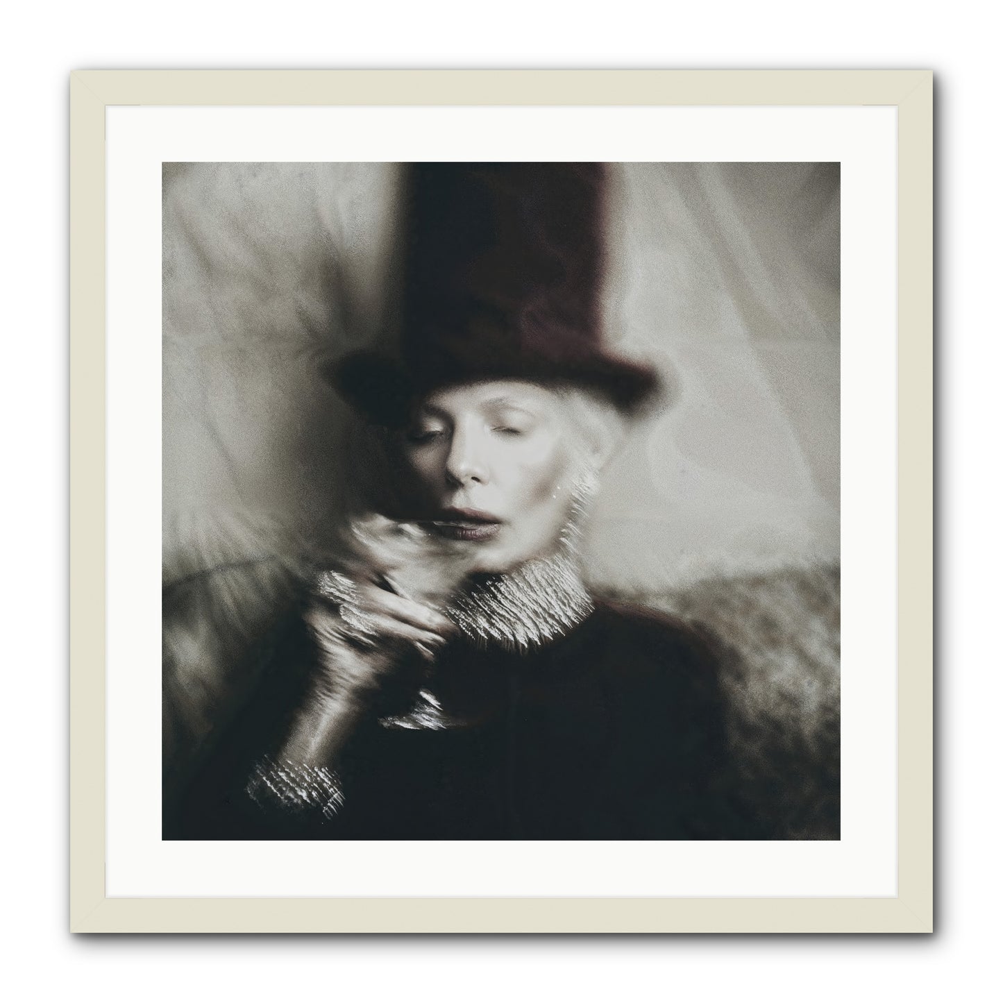 After the Applause -- Framed Print - White 24x24