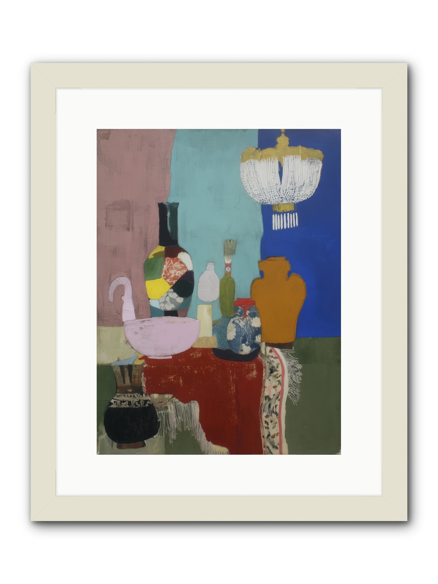 Afterglow Signal -- Framed Print - White 12x16