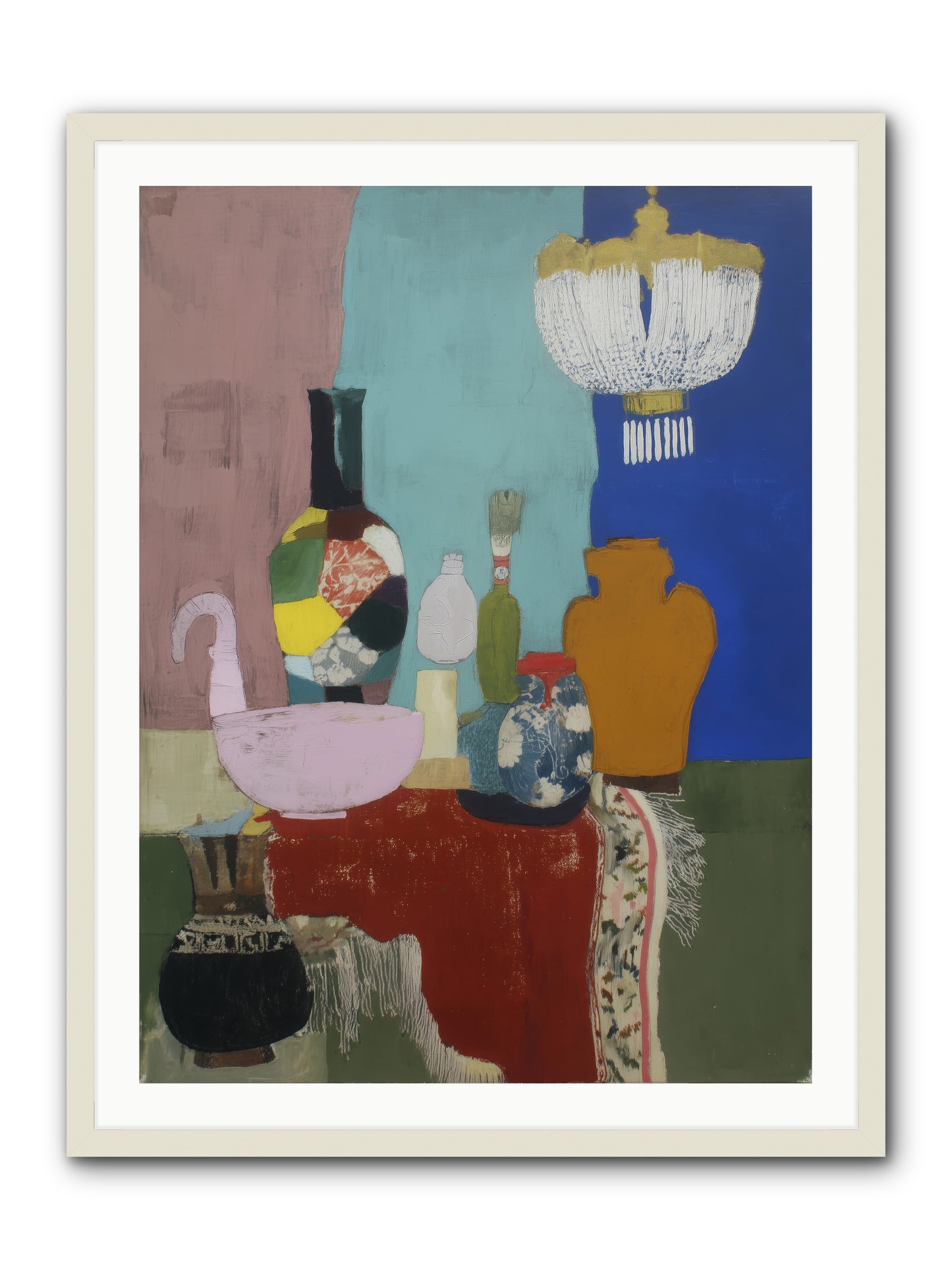 Afterglow Signal -- Framed Print - White 30x40