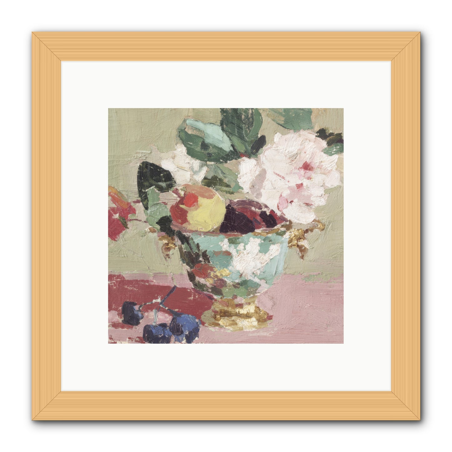 Afternoon Affairs -- Framed Print - Natural 10x10