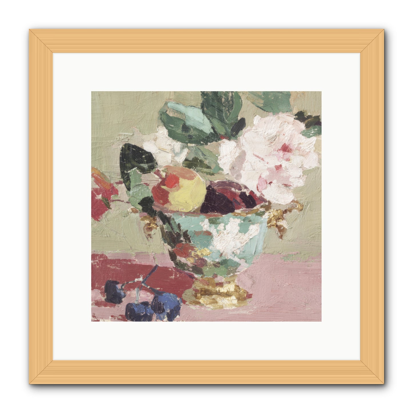 Afternoon Affairs -- Framed Print - Natural 12x12