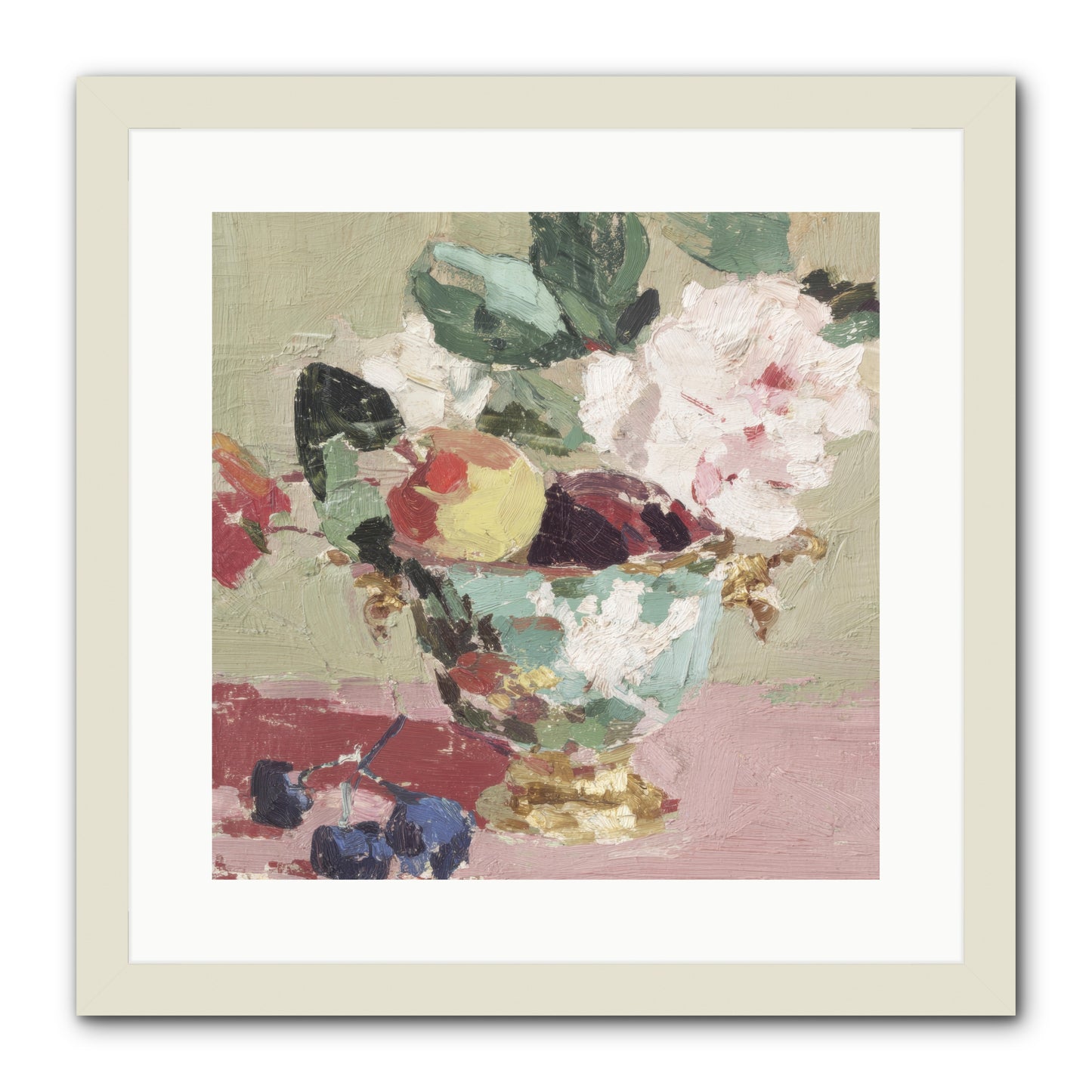 Afternoon Affairs -- Framed Print - White 16x16
