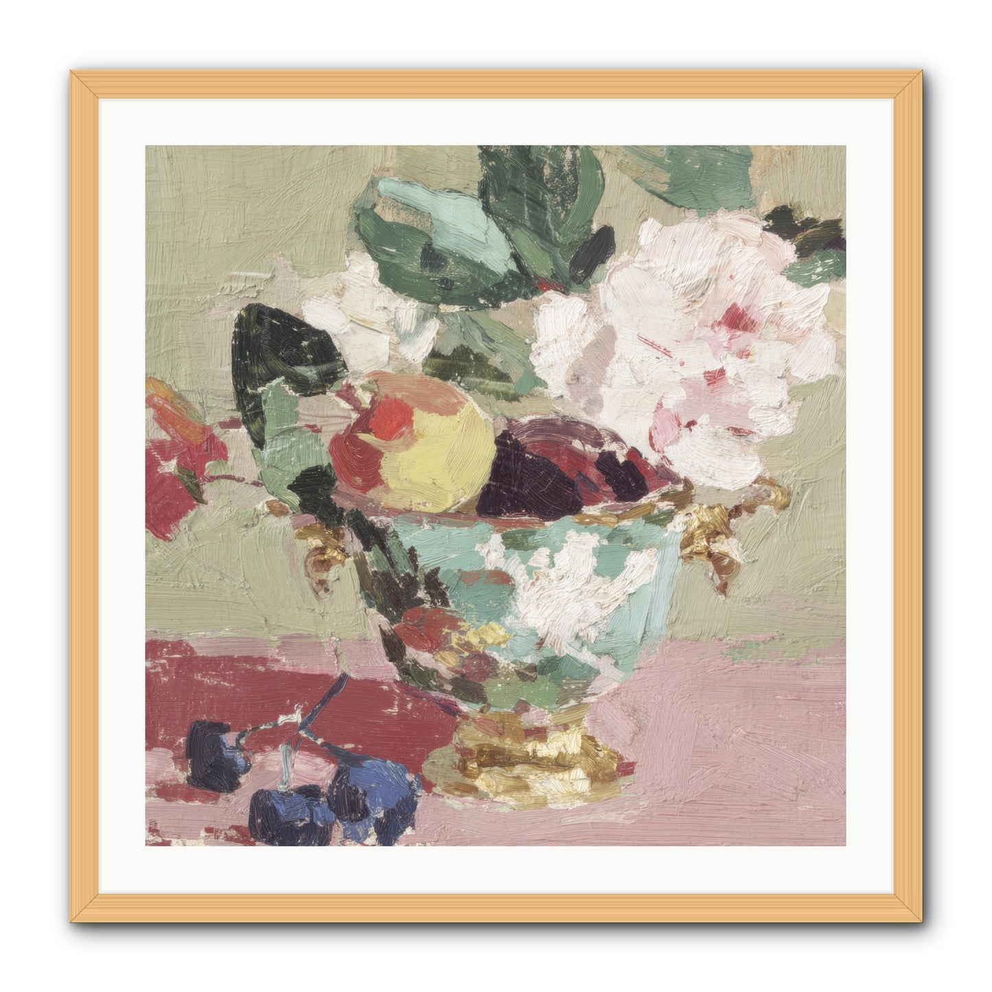 Afternoon Affairs -- Framed Print - Natural 30x30