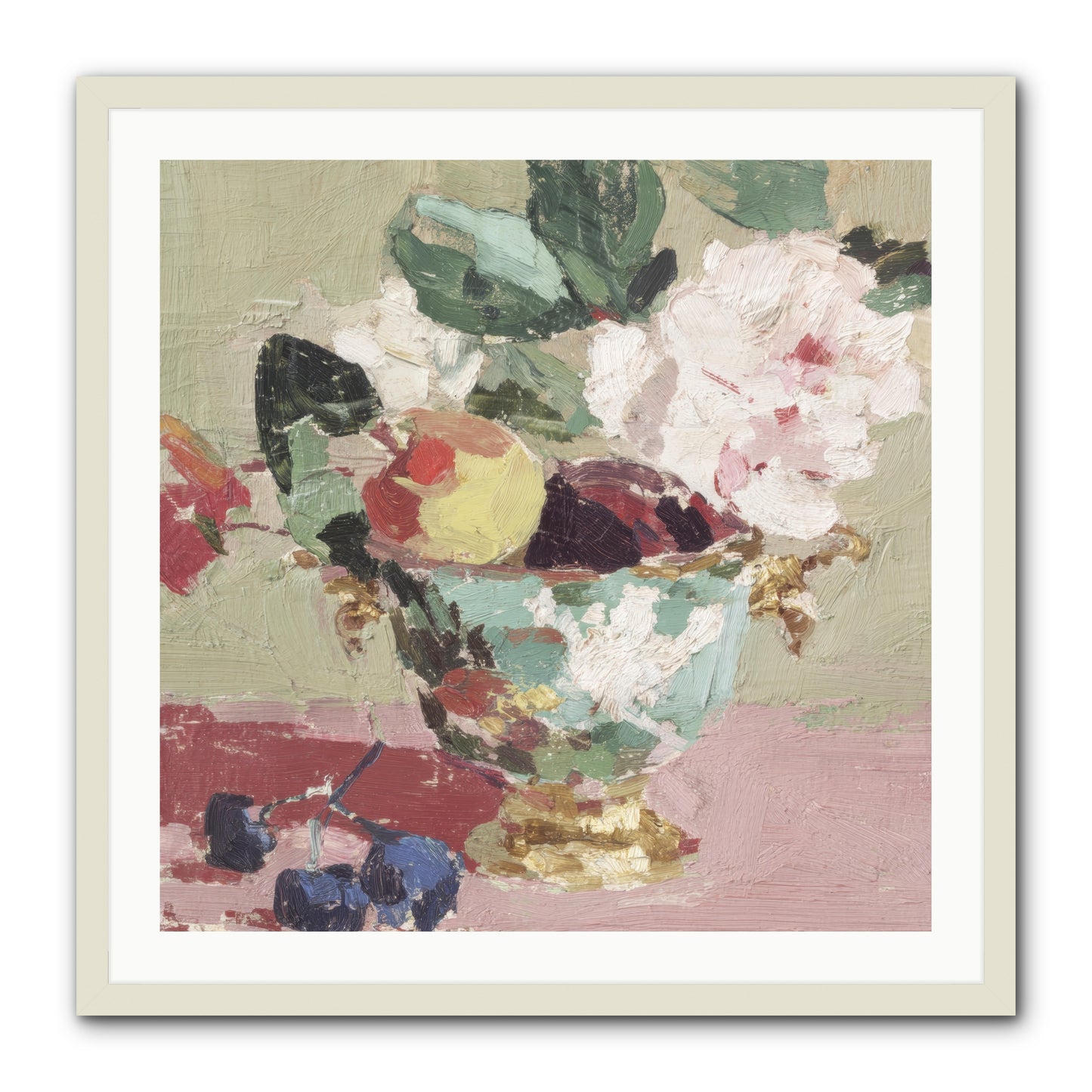 Afternoon Affairs -- Framed Print - White 30x30