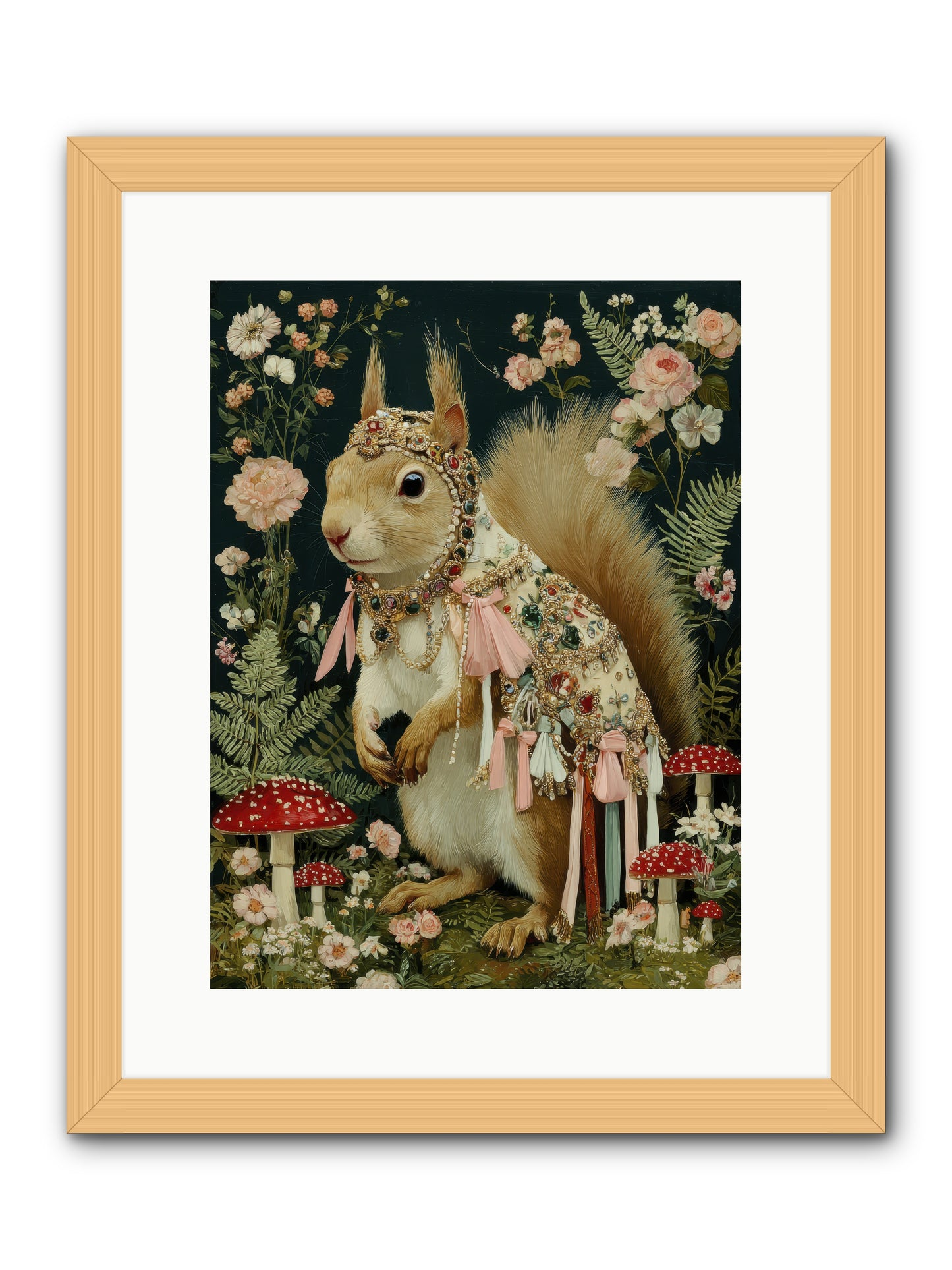 Afternoon Delights -- Framed Print - Natural 12x16