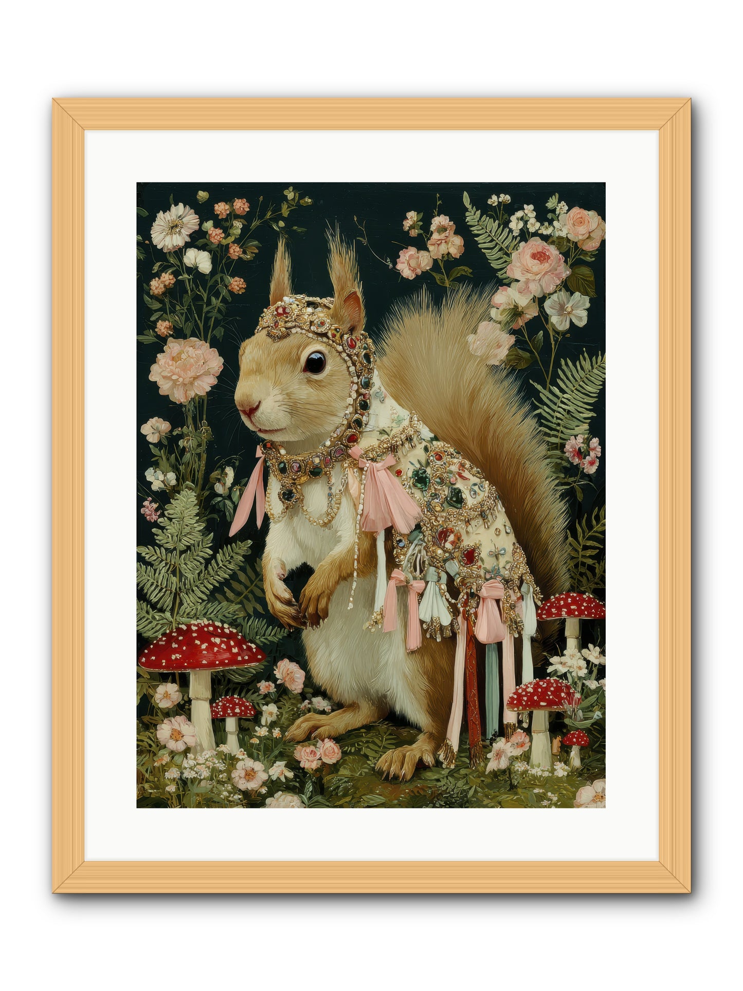 Afternoon Delights -- Framed Print - Natural 18x24