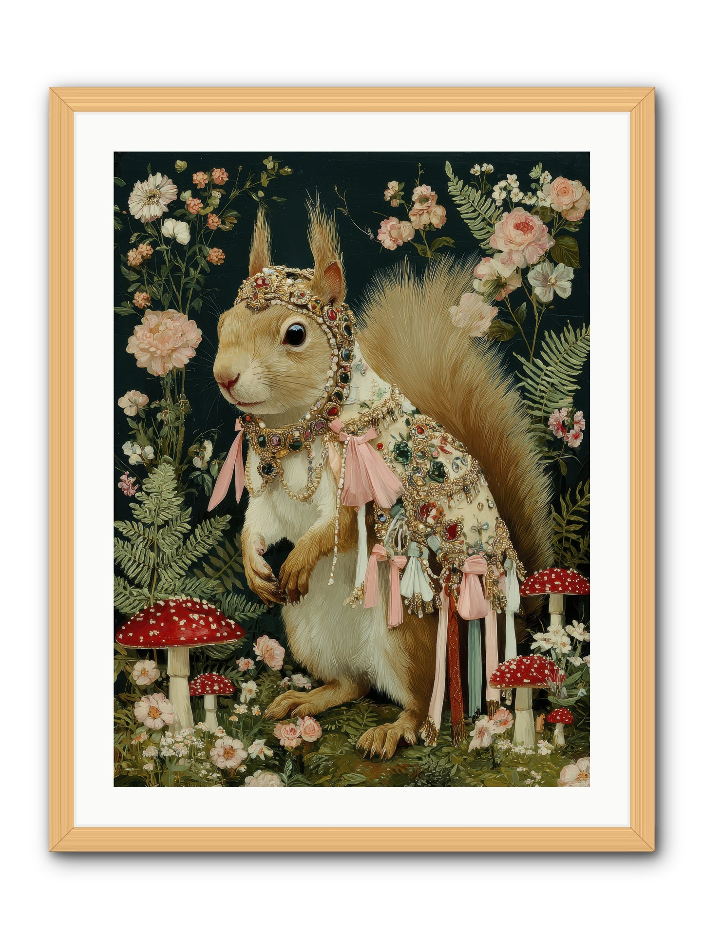 Afternoon Delights -- Framed Print - Natural 24x32