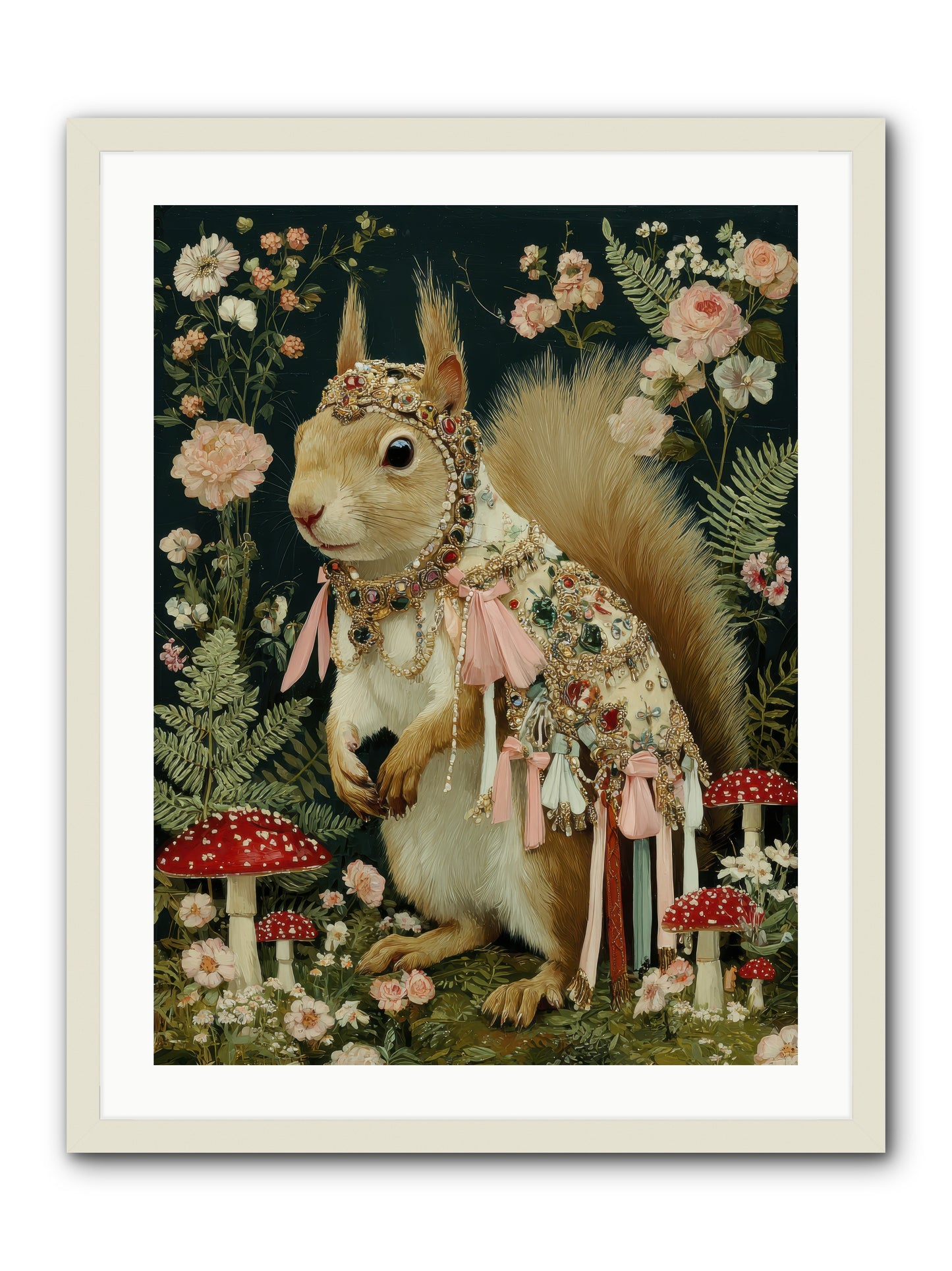 Afternoon Delights -- Framed Print - White 24x32