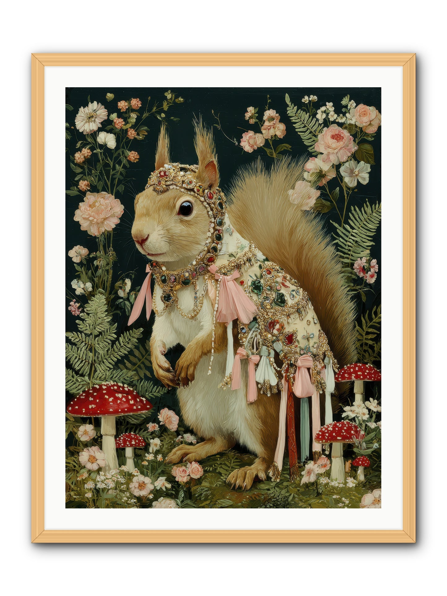 Afternoon Delights -- Framed Print - Natural 30x40
