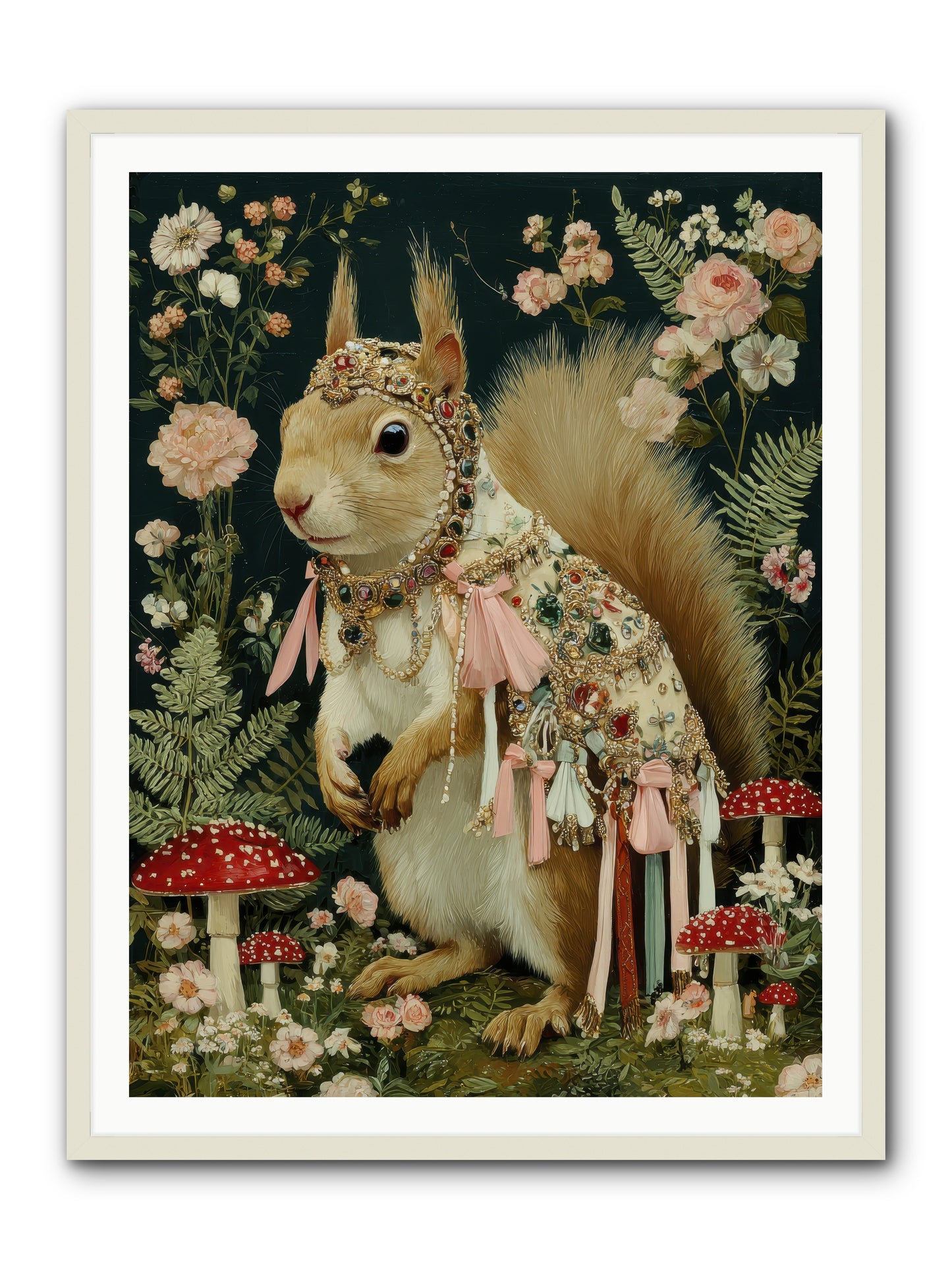 Afternoon Delights -- Framed Print - White 36x48