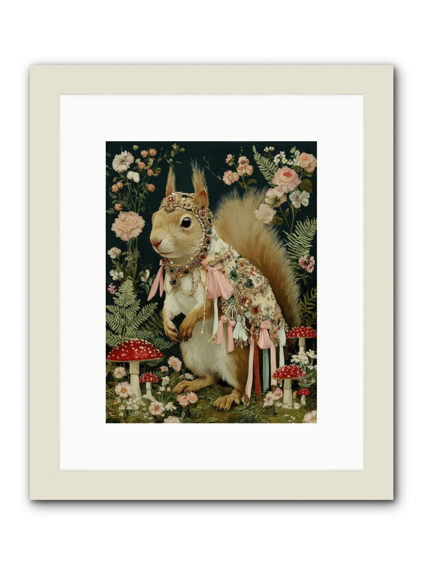 Afternoon Delights -- Framed Print - White 9x12