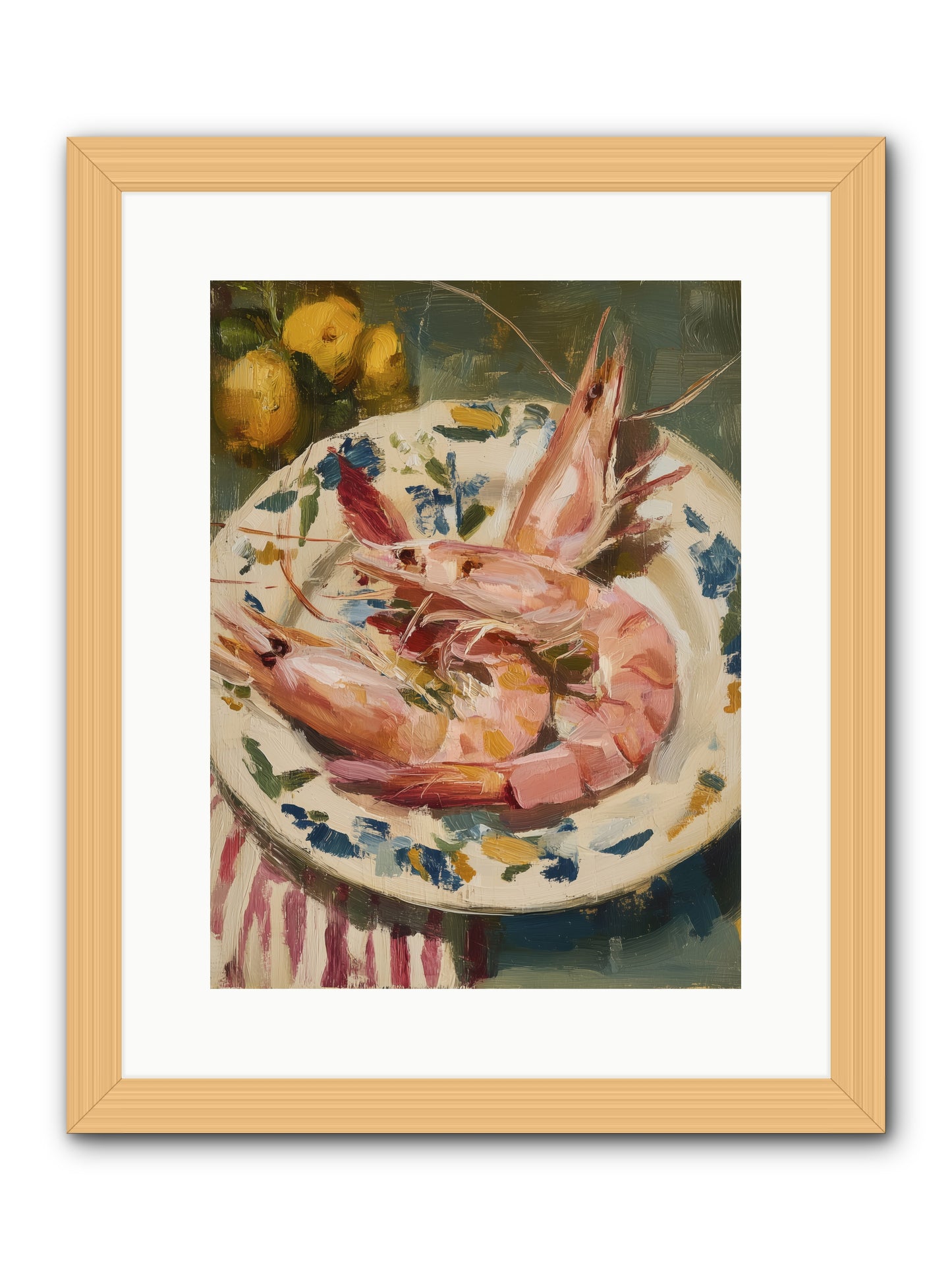 Afternoon Hours -- Framed Print - Natural 12x16