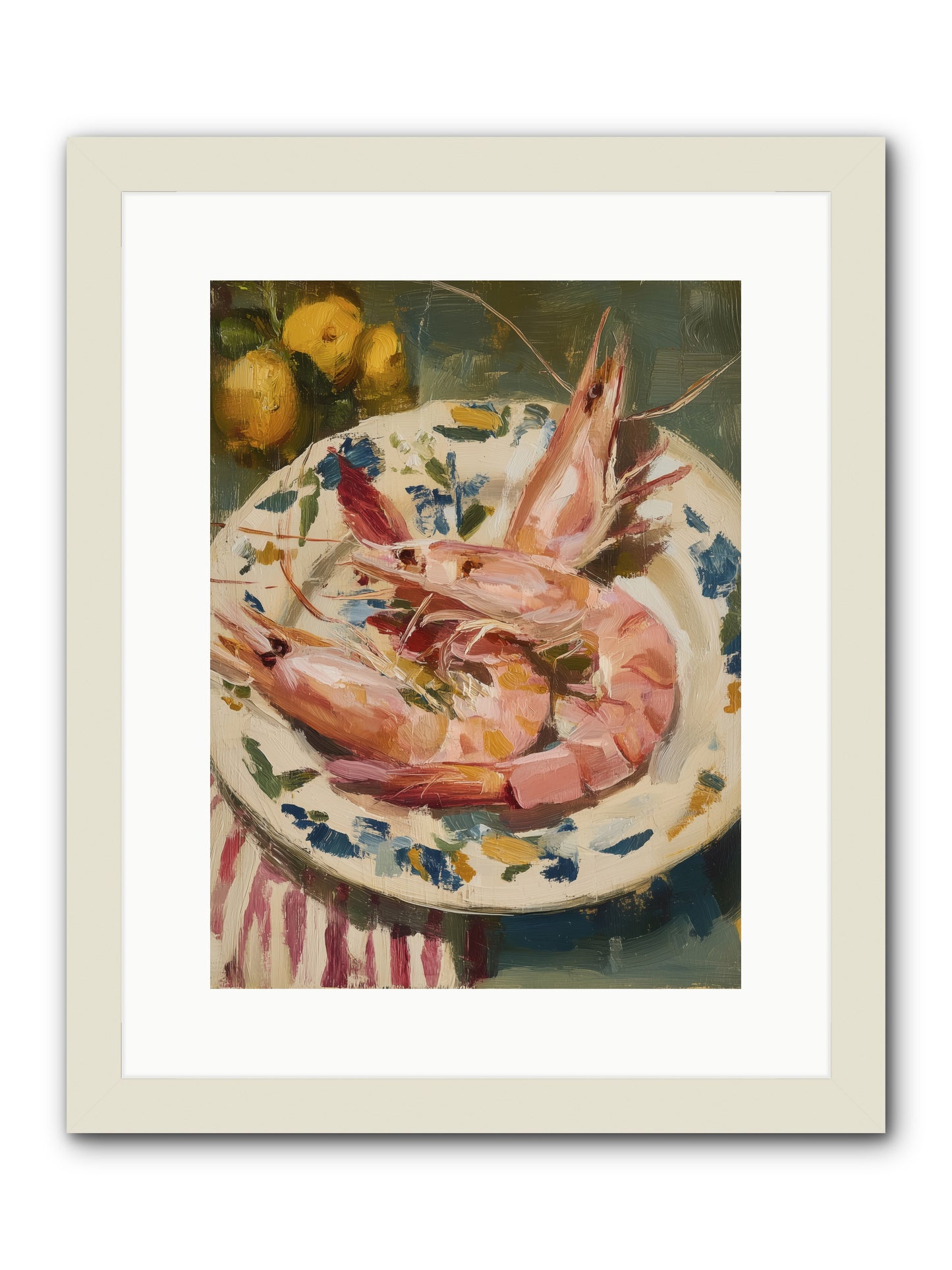 Afternoon Hours -- Framed Print - White 12x16