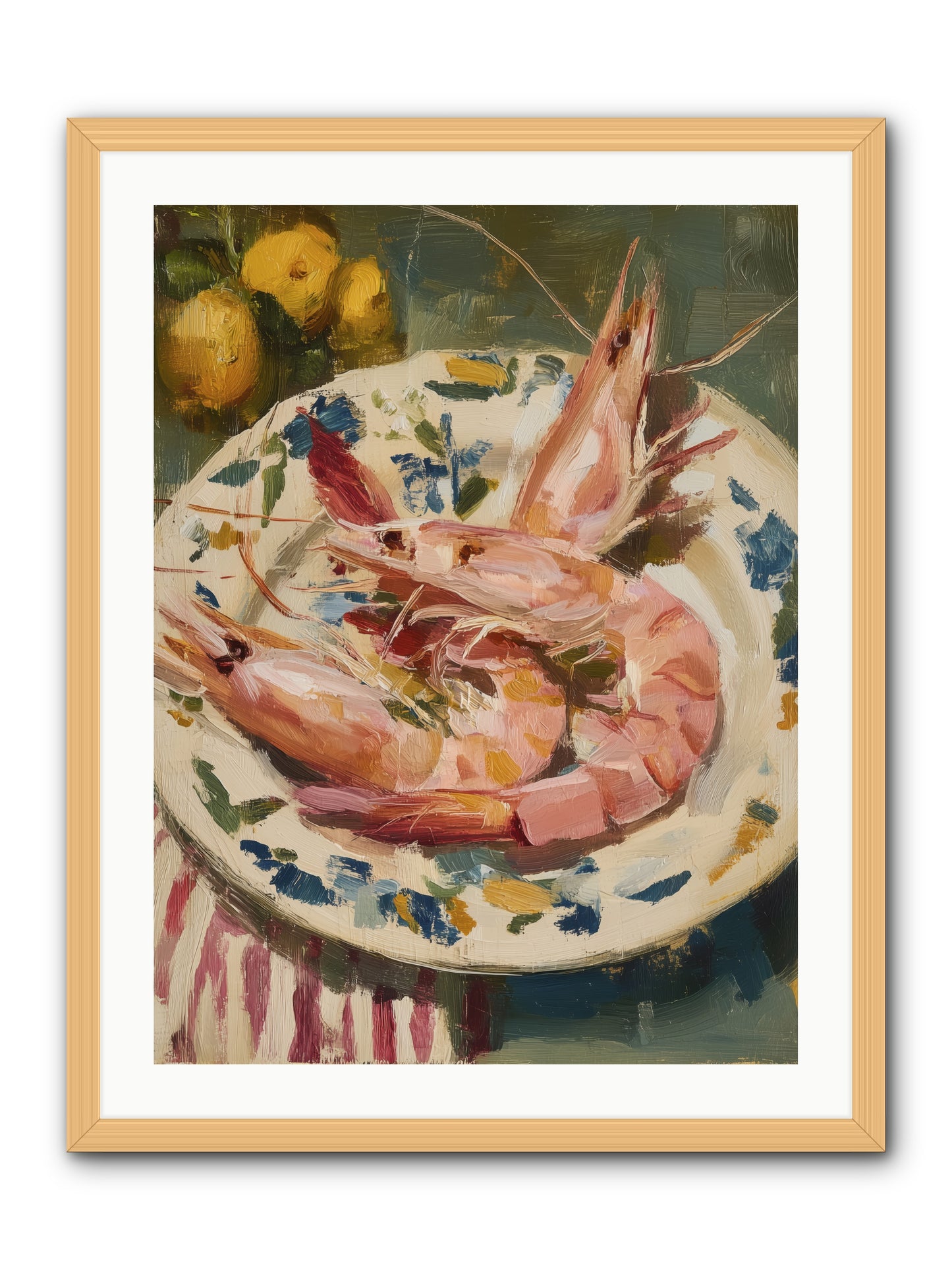 Afternoon Hours -- Framed Print - Natural 24x32